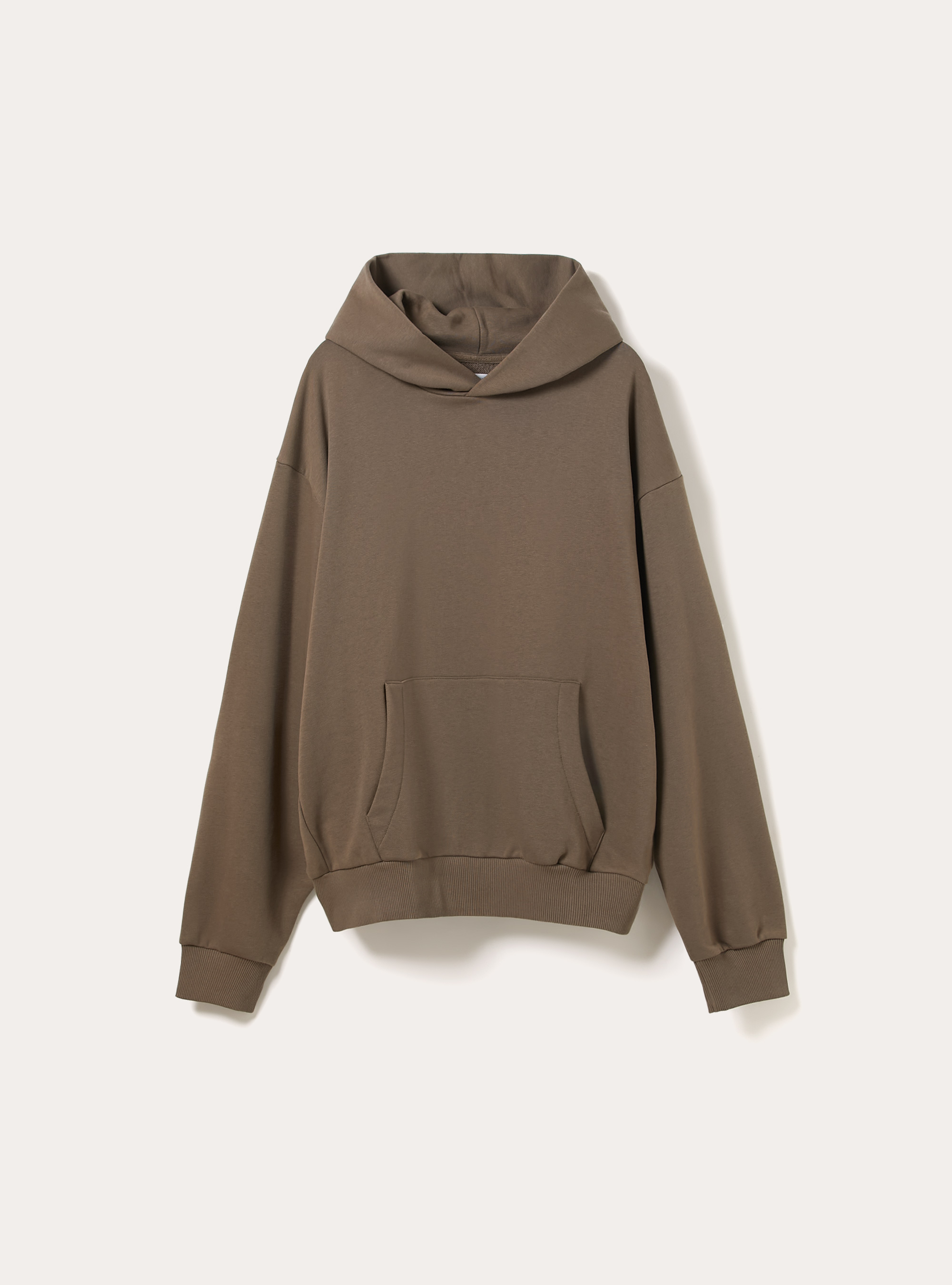 Sweat-shirt ample &agrave; capuche, BR2 BROWN MEDIUM