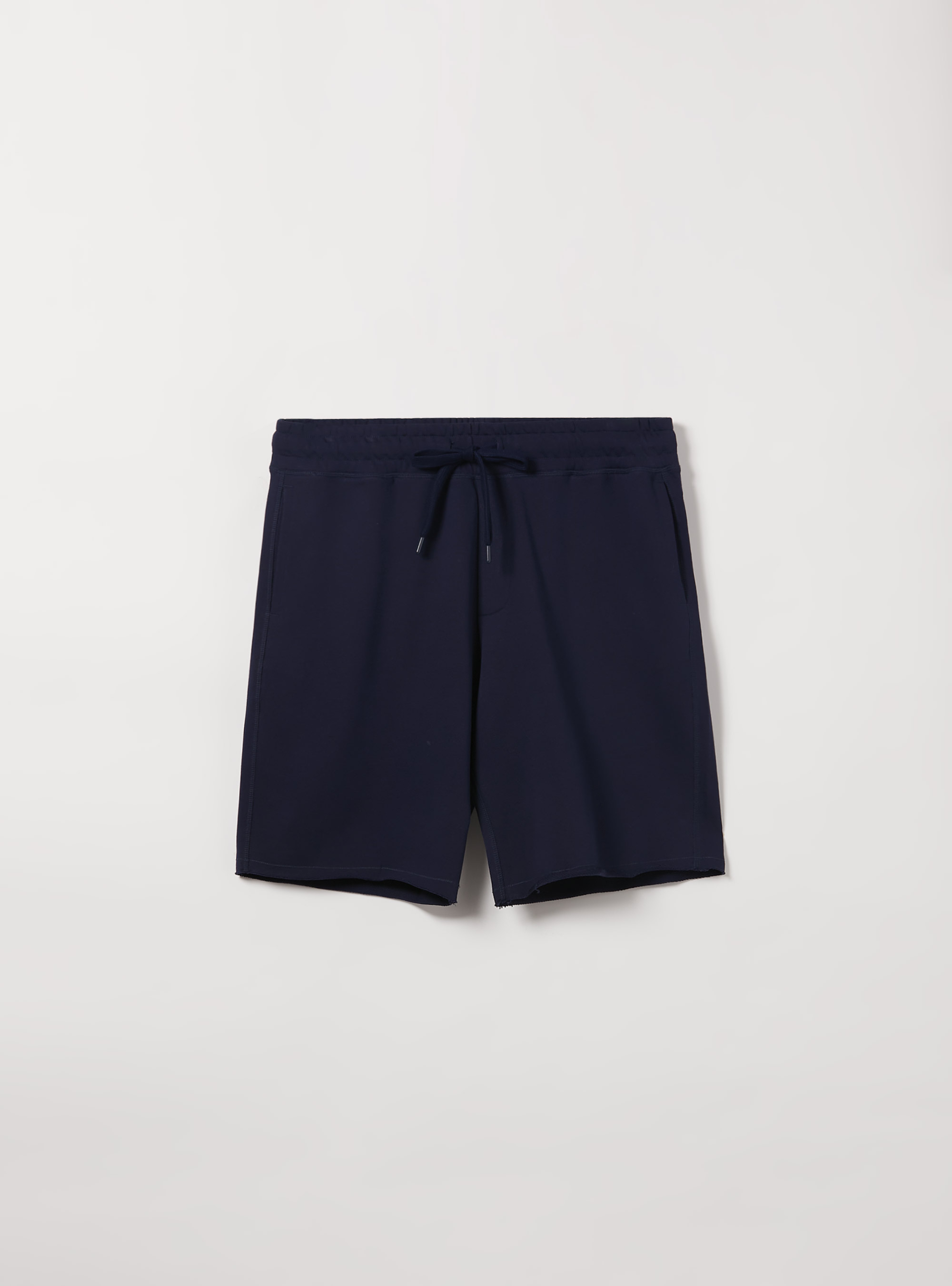 Cotton jogger bermuda shorts, NA1 NAVY DARK