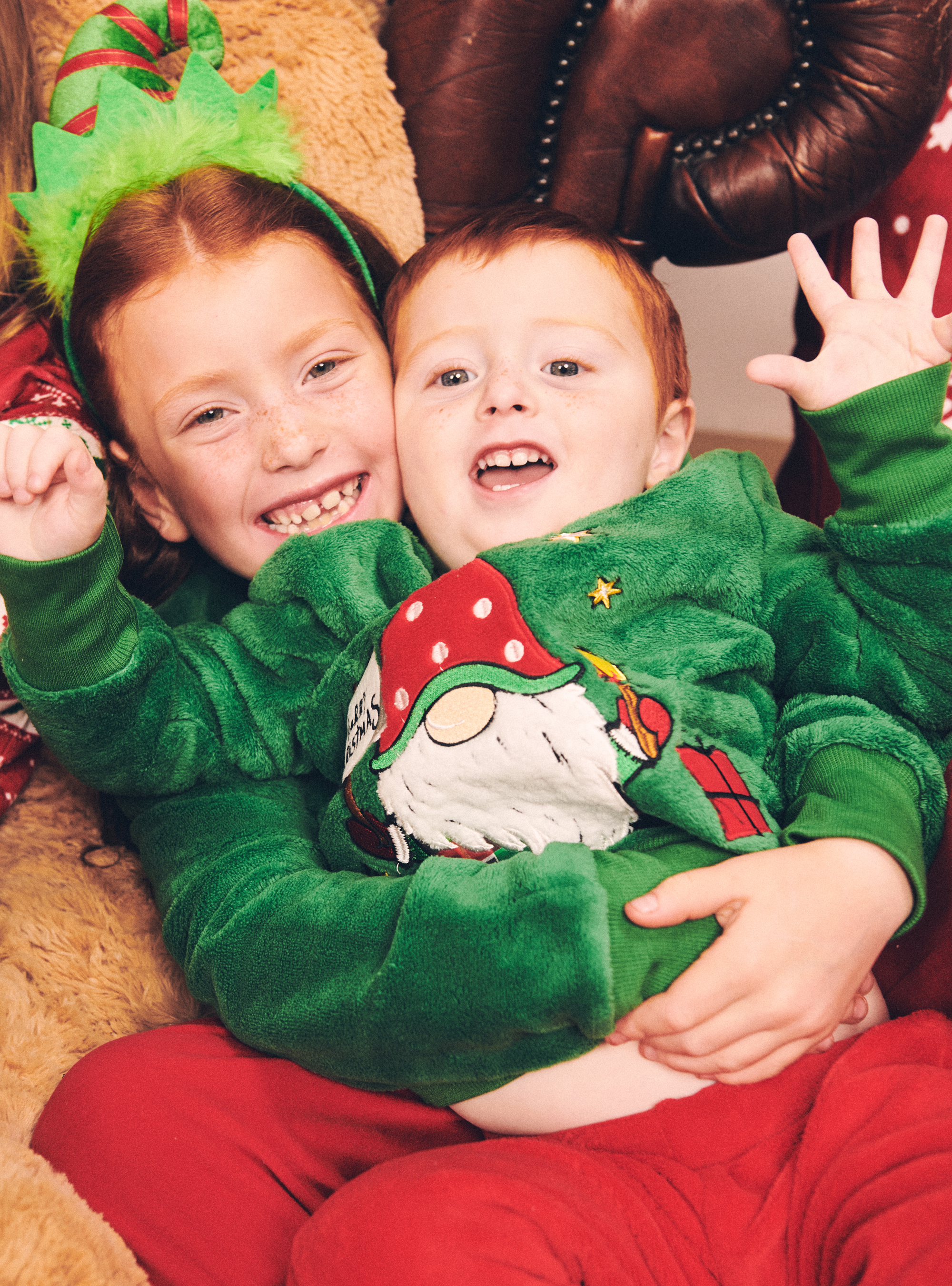 Pigiama Christmas Family Collection soft touch, GN2 GREEN MEDIUM