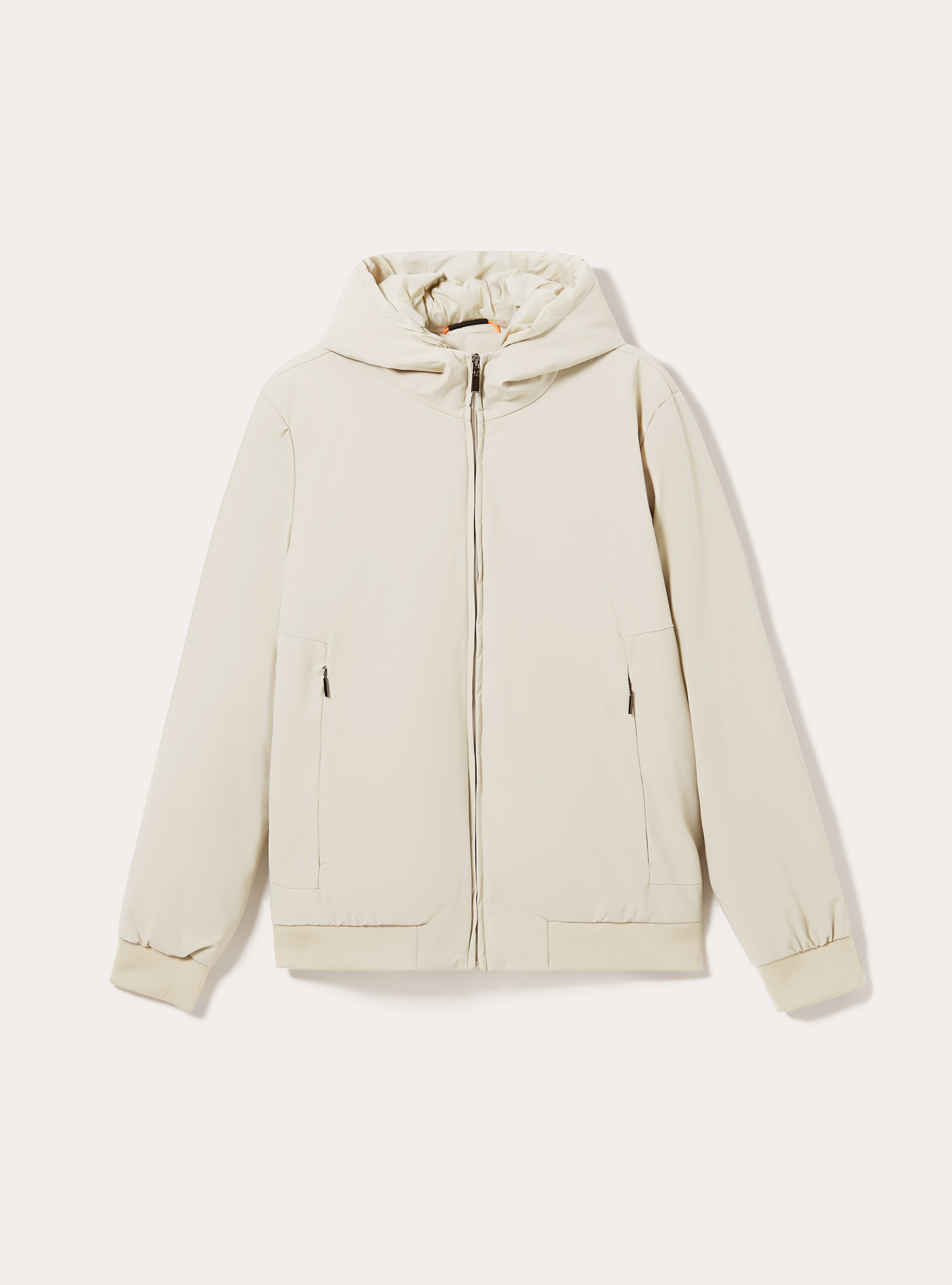 Giubbotto imbottito con cappuccio, CR3 CREAM LIGHT