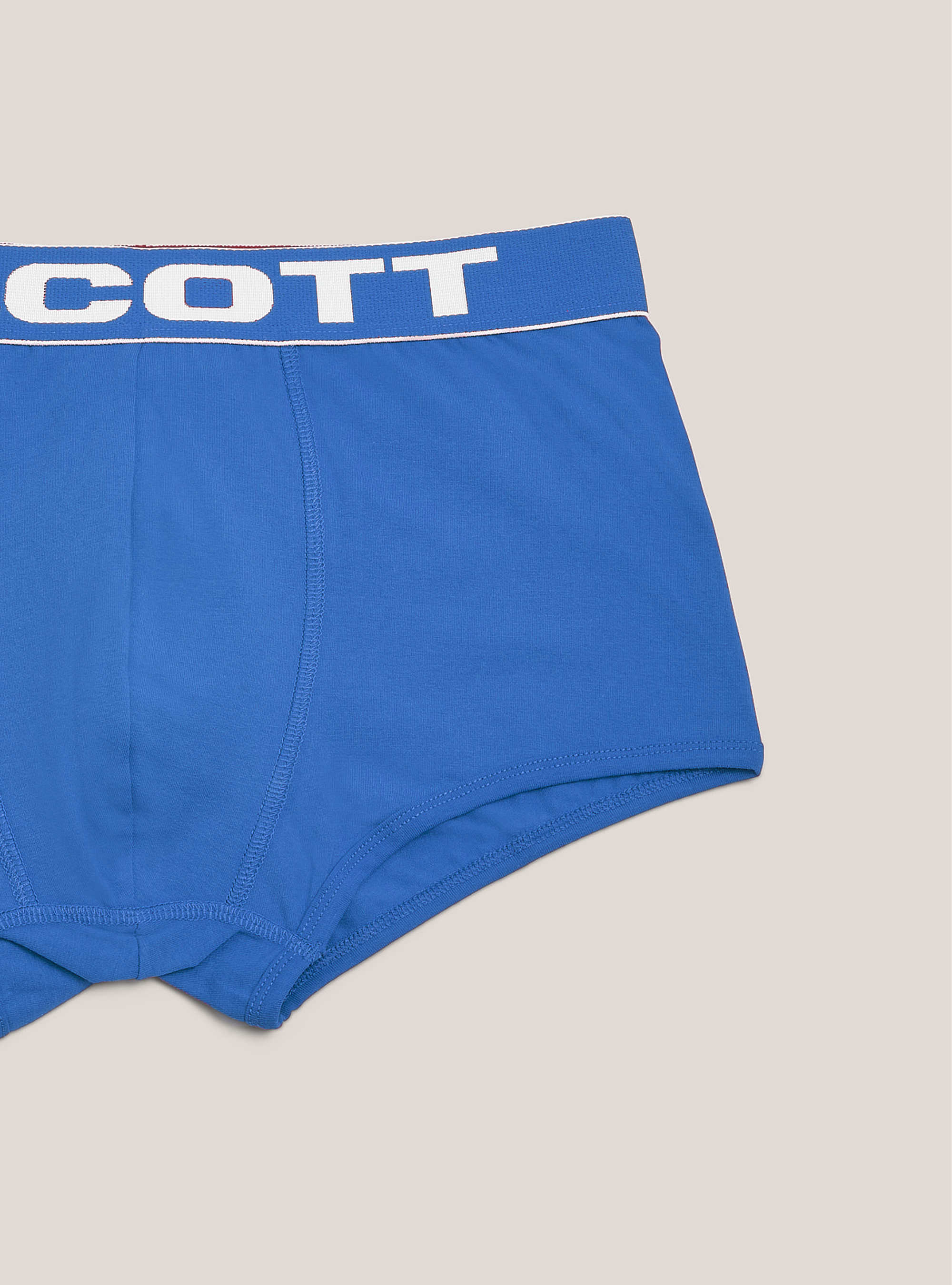 Boxer in cotone elasticizzato con logo, AZ1 AZURE DARK