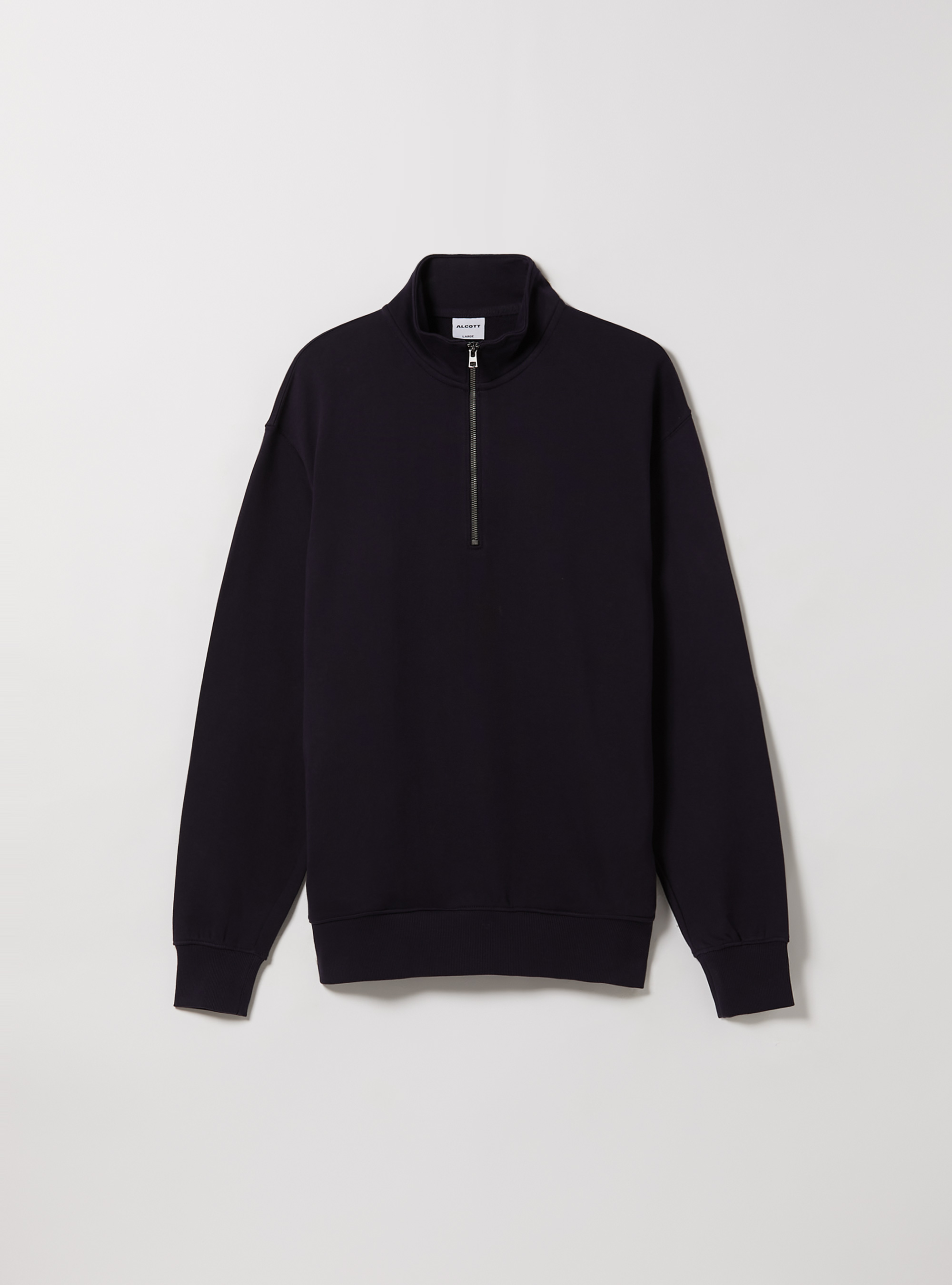 Sudadera de medio cuello con cremallera, NA1 NAVY DARK