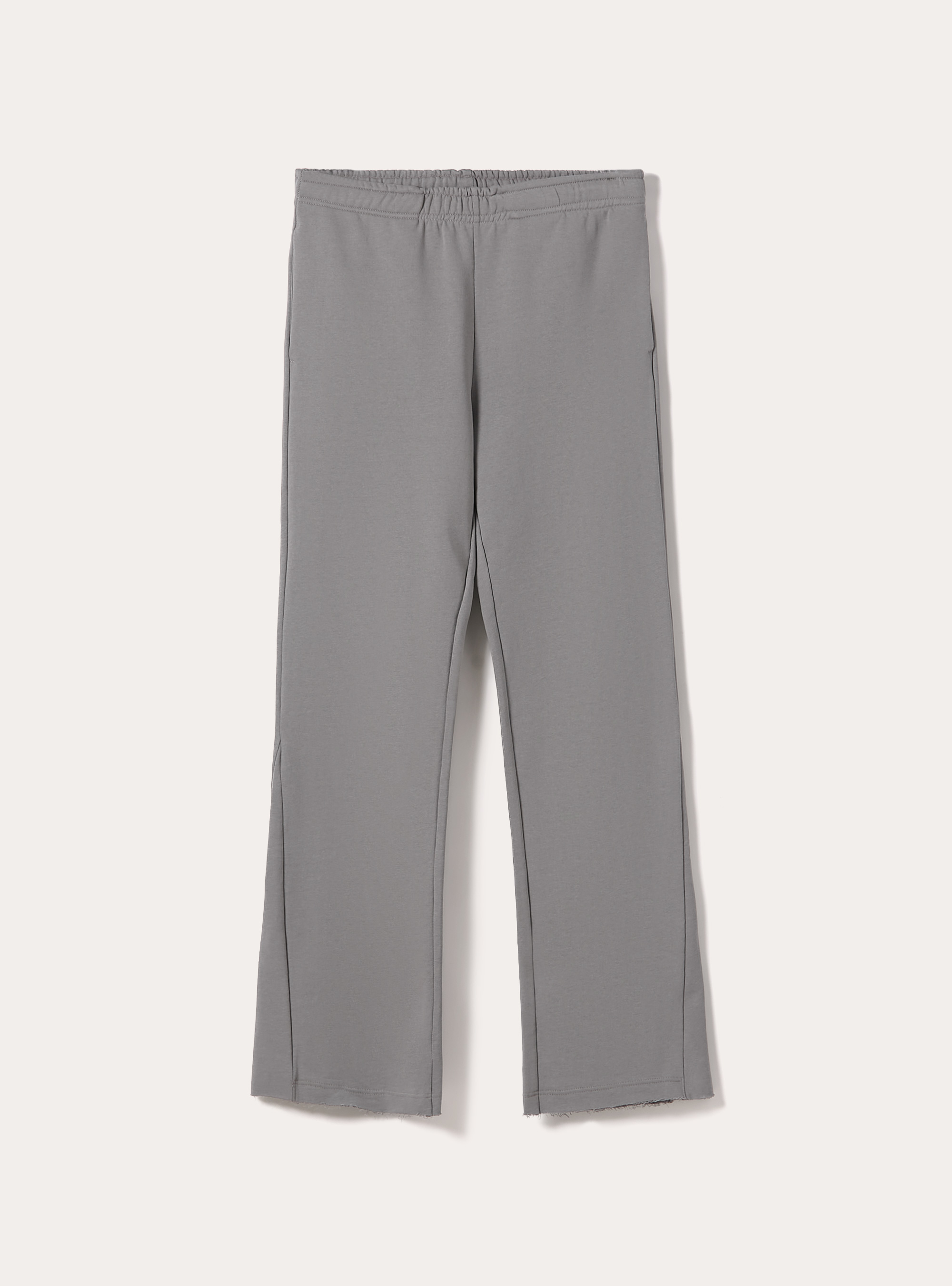 Pantalone in felpa flare fit, GY2 GREY MEDIUM