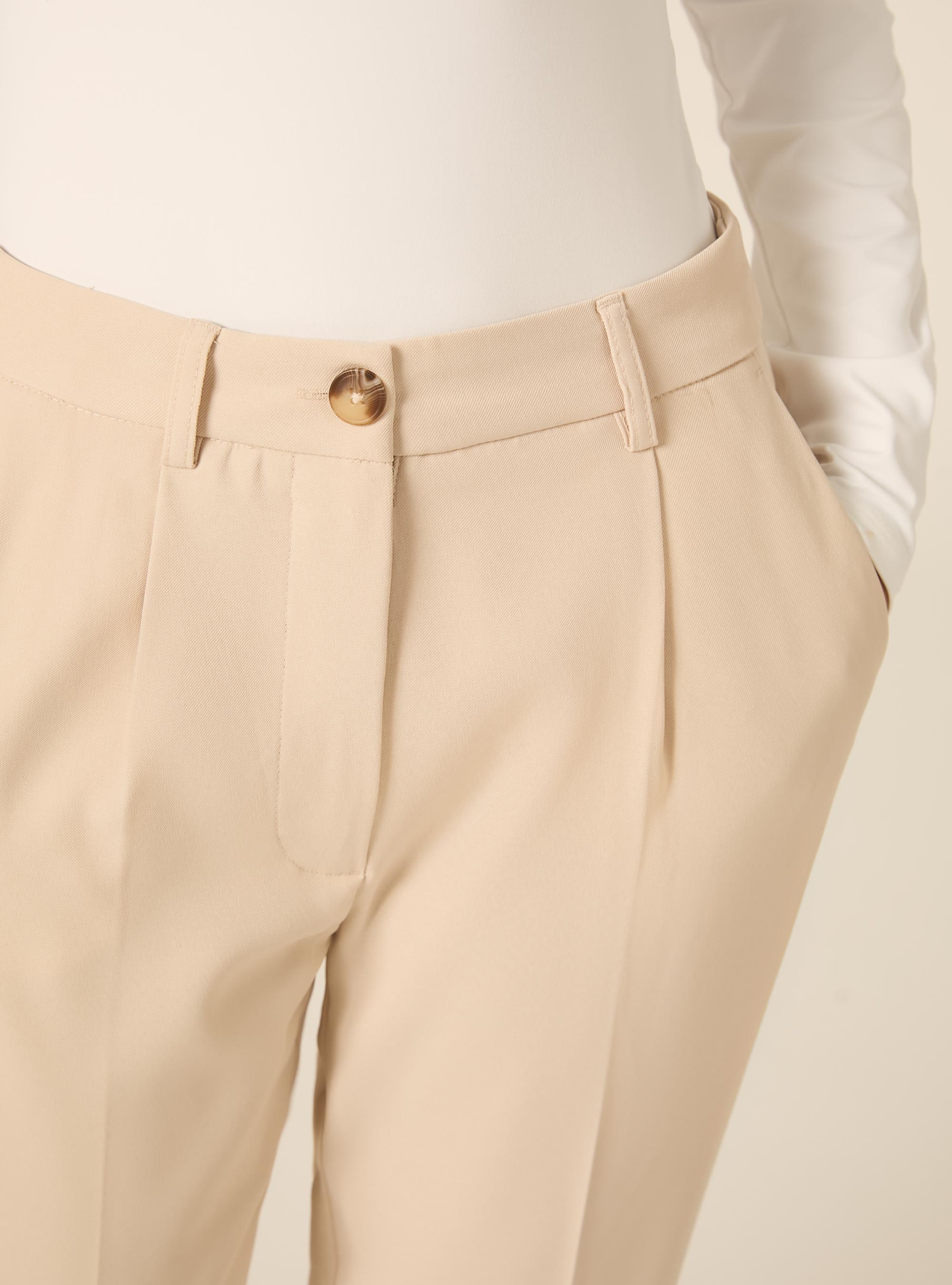 Pantaloni con pence, SA3 SAND LIGHT