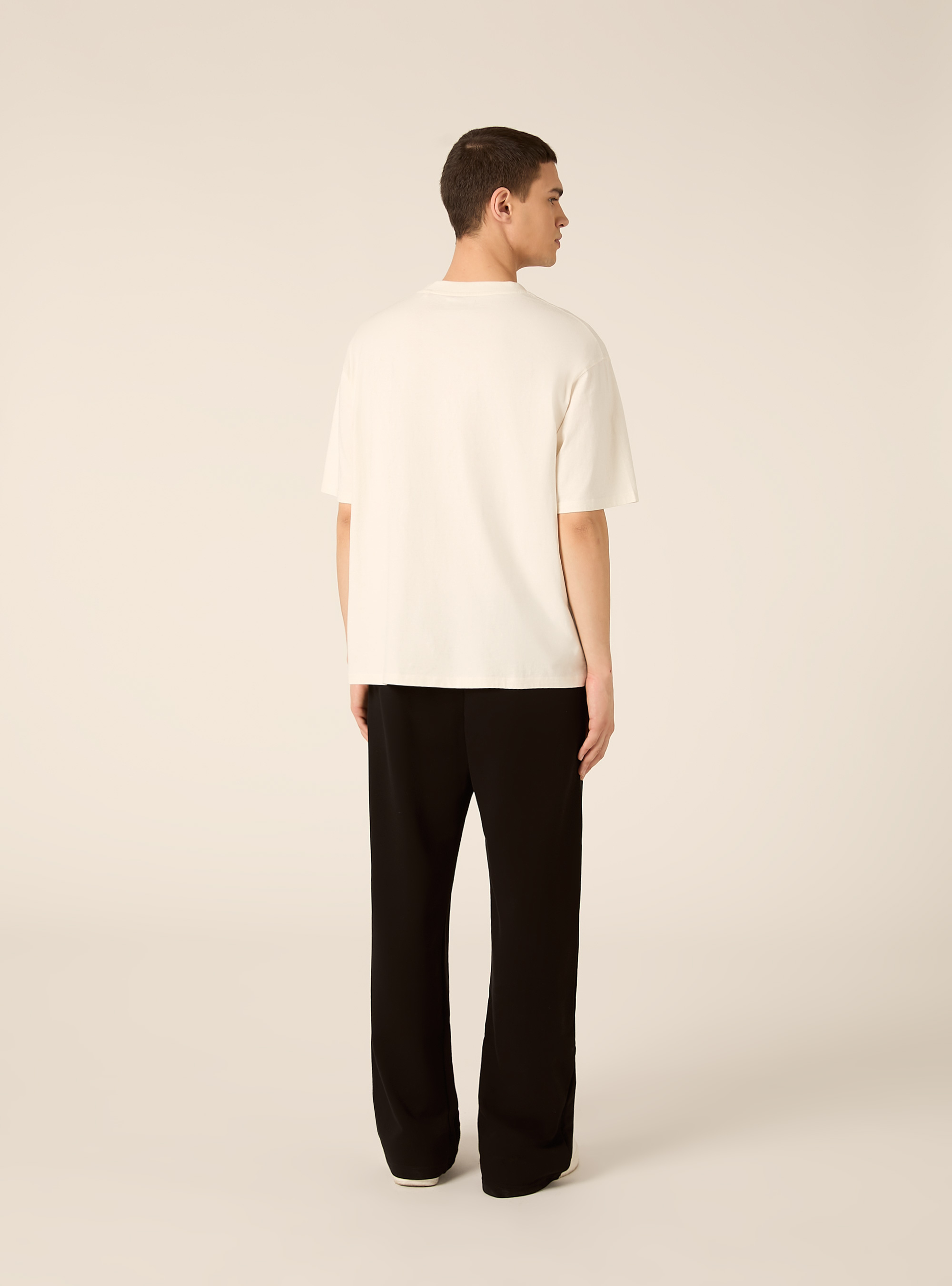 Wide leg jogger pants, BK1 BLACK