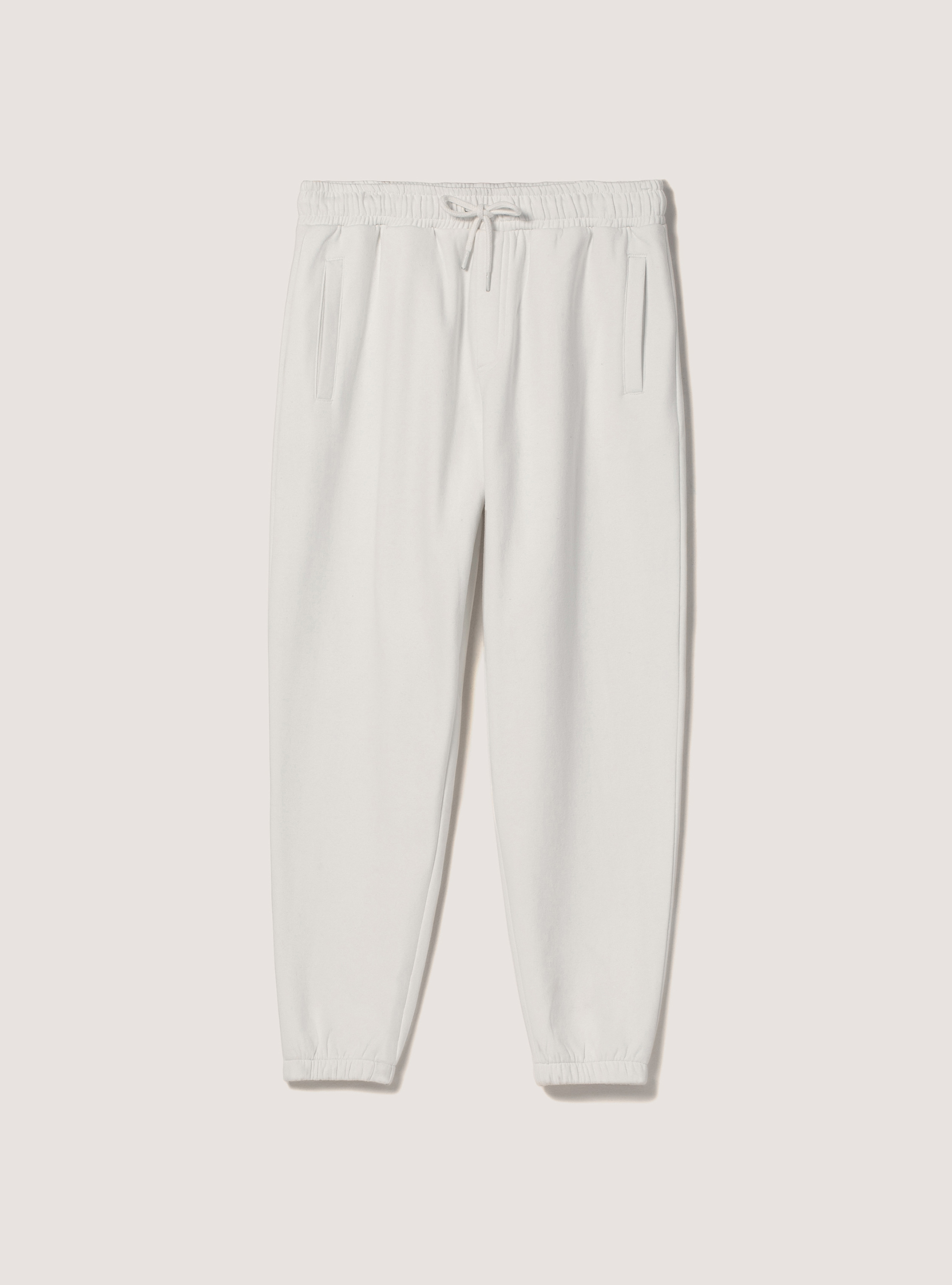 Plush jogger trousers, WH2 WHITE