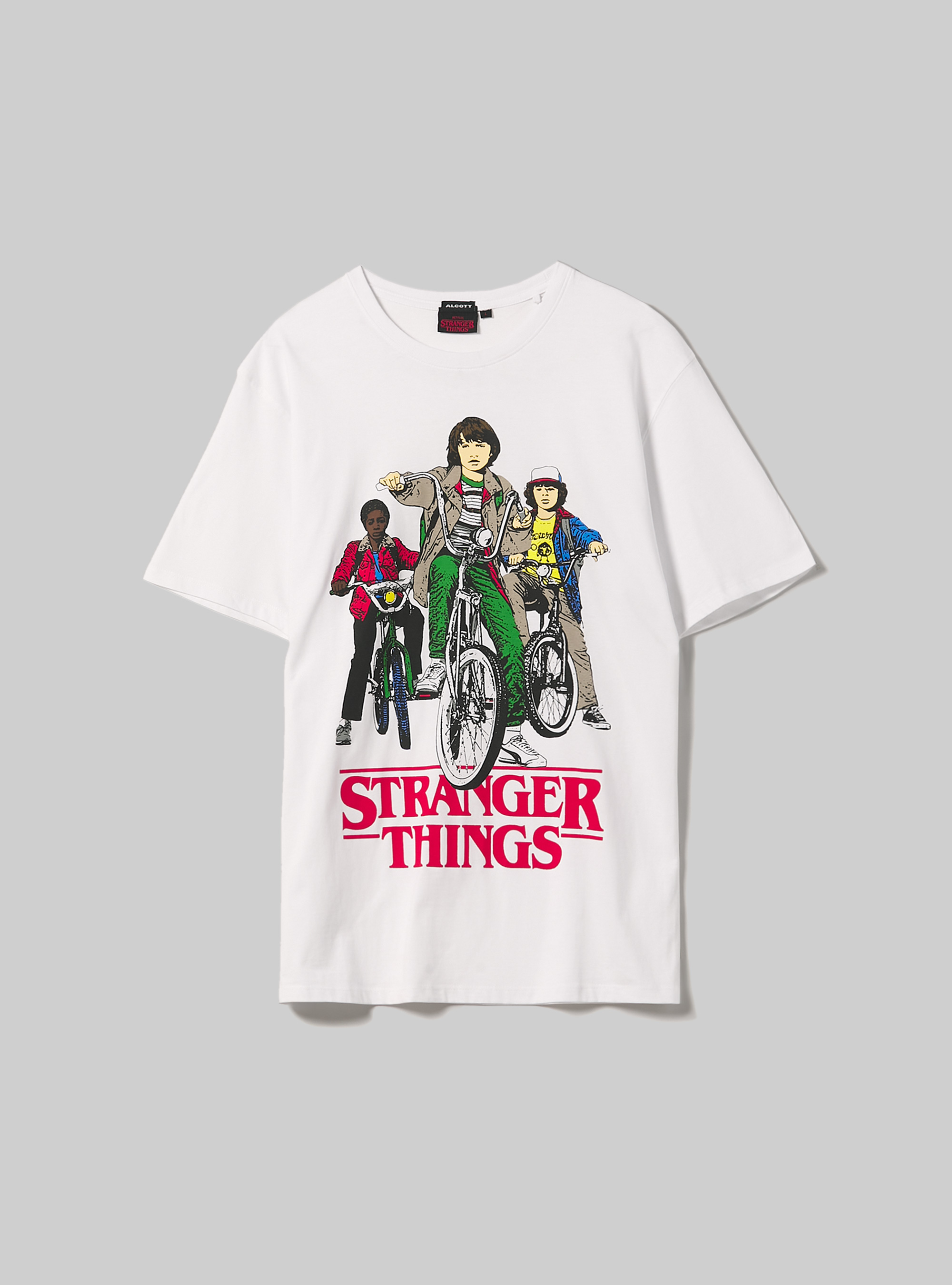 Stranger Things / Alcott T-shirt, WH3 WHITE