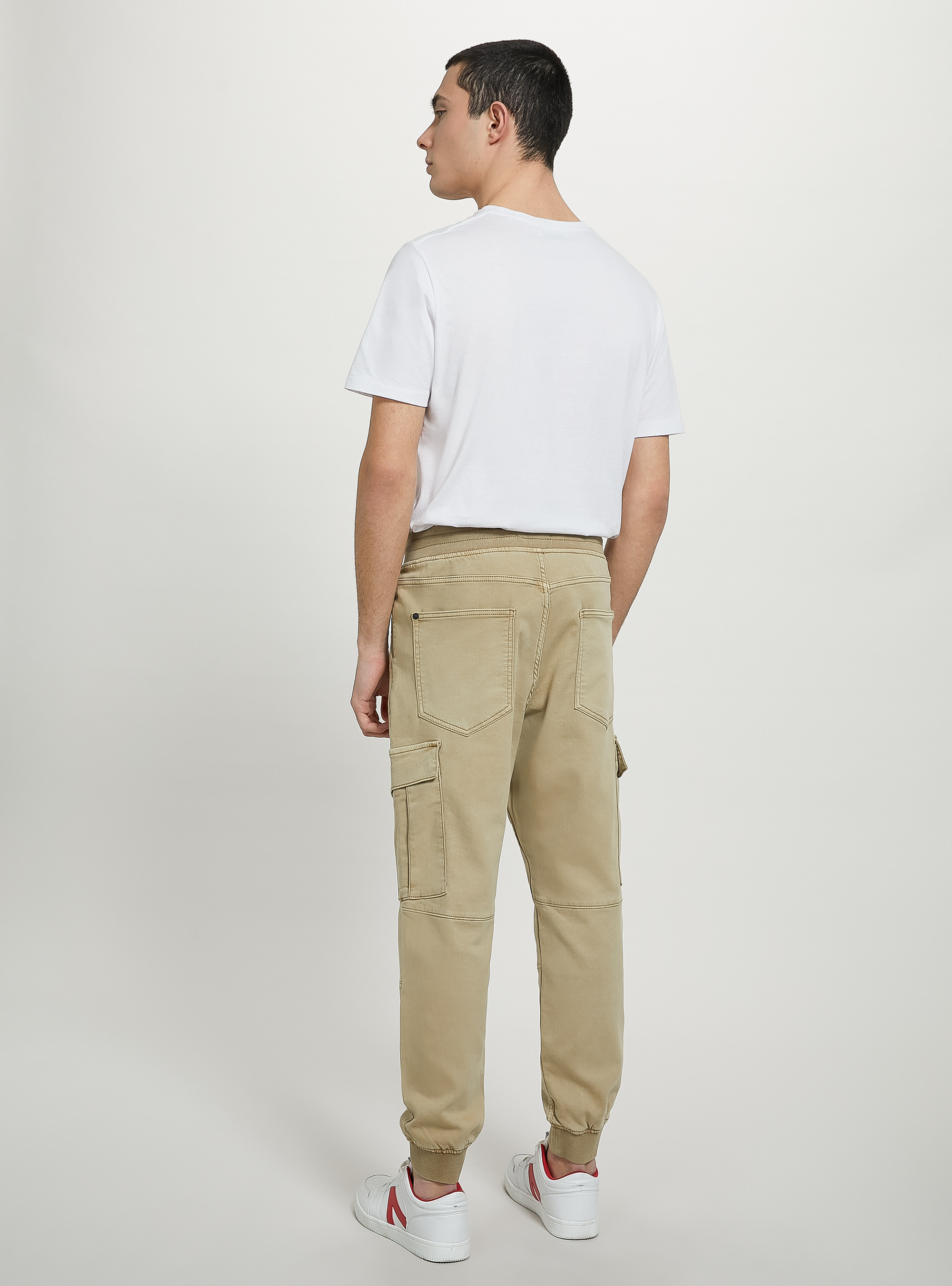 Jogger trousers with large pockets, TB2 TOBACCO MEDIUM