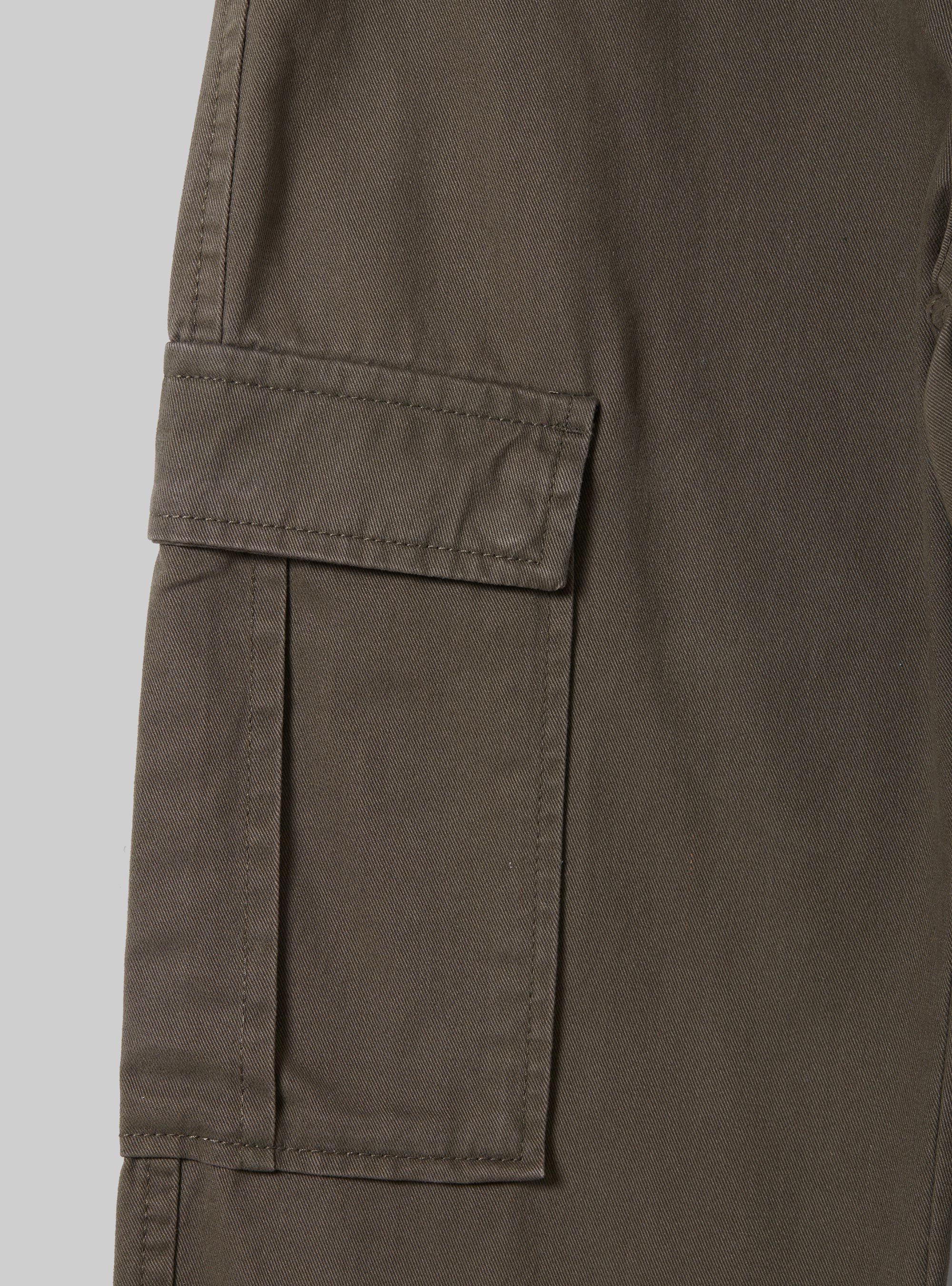 Pantalone cargo in twill, KY2 KAKY MEDIUM