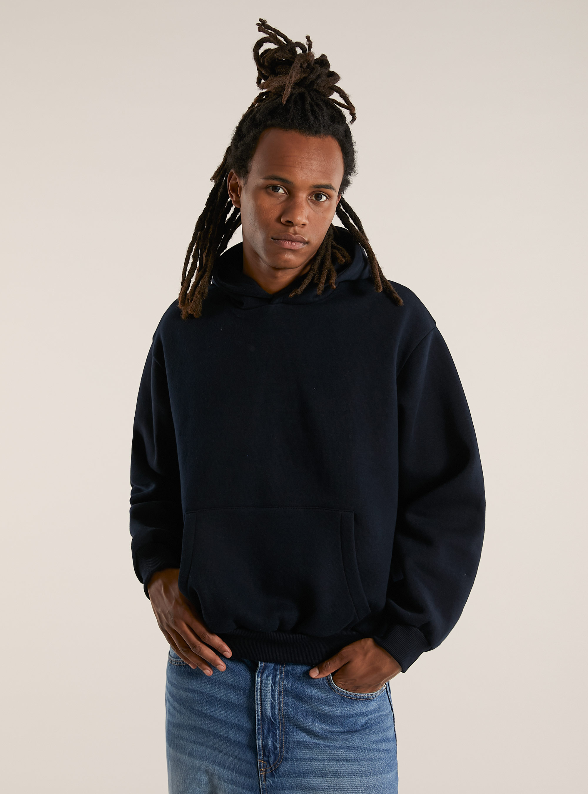 Sudadera con capucha Boxy Fit, NA1 NAVY DARK