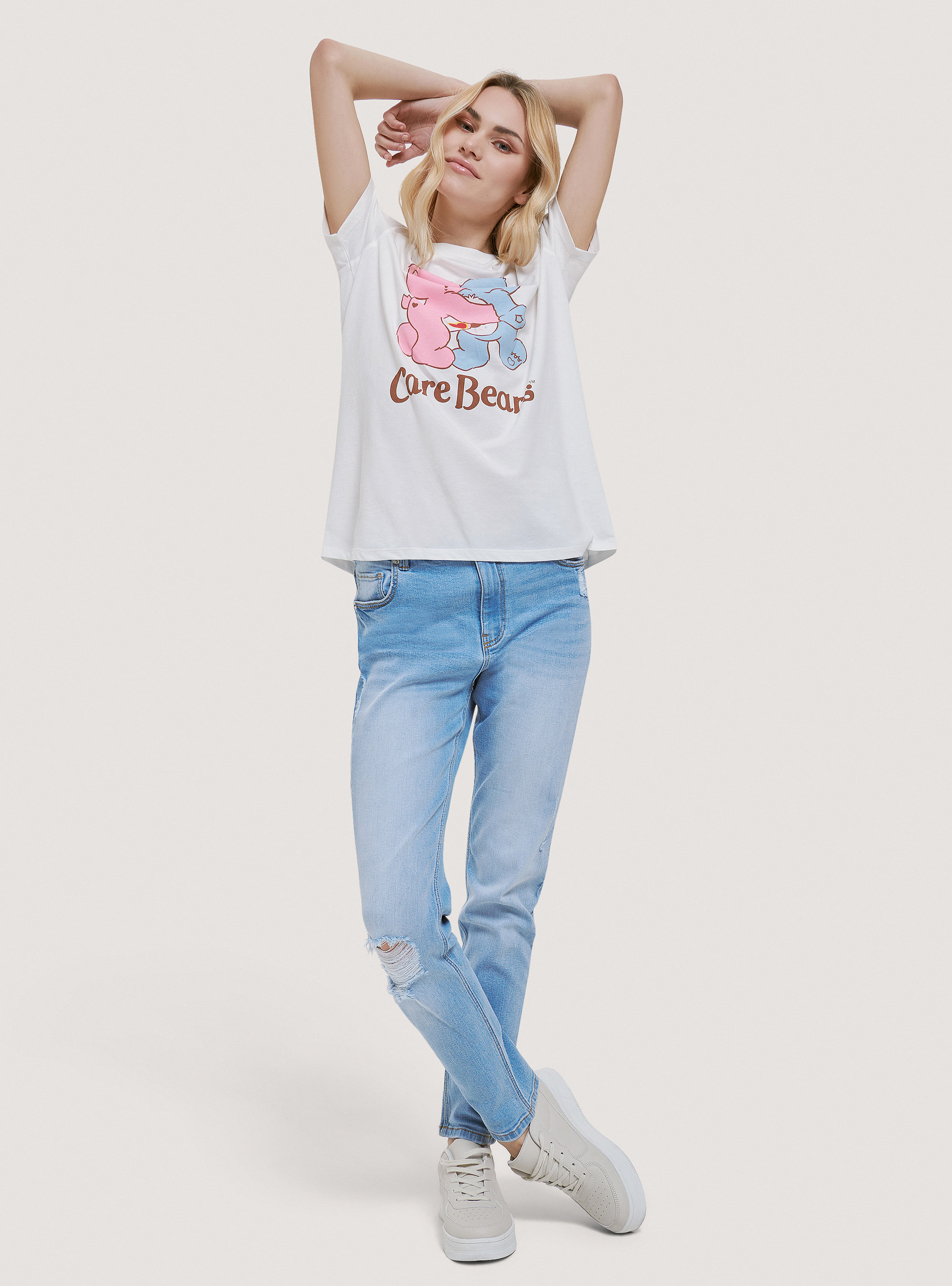 T-shirt Care Bears x Alcott, C0020 OFF WHITE