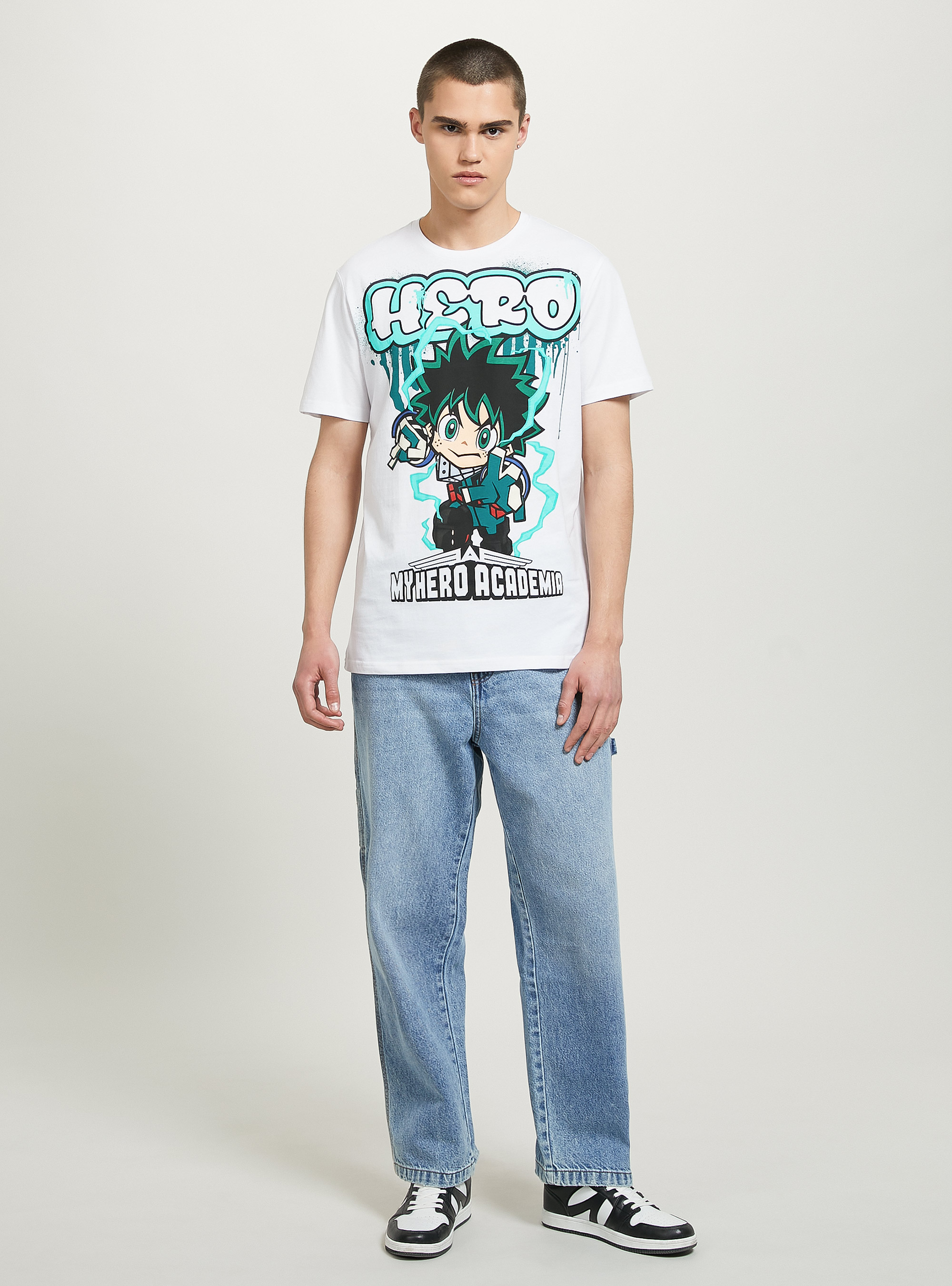 My Hero Academia / Alcott T-shirt, WH3 WHITE
