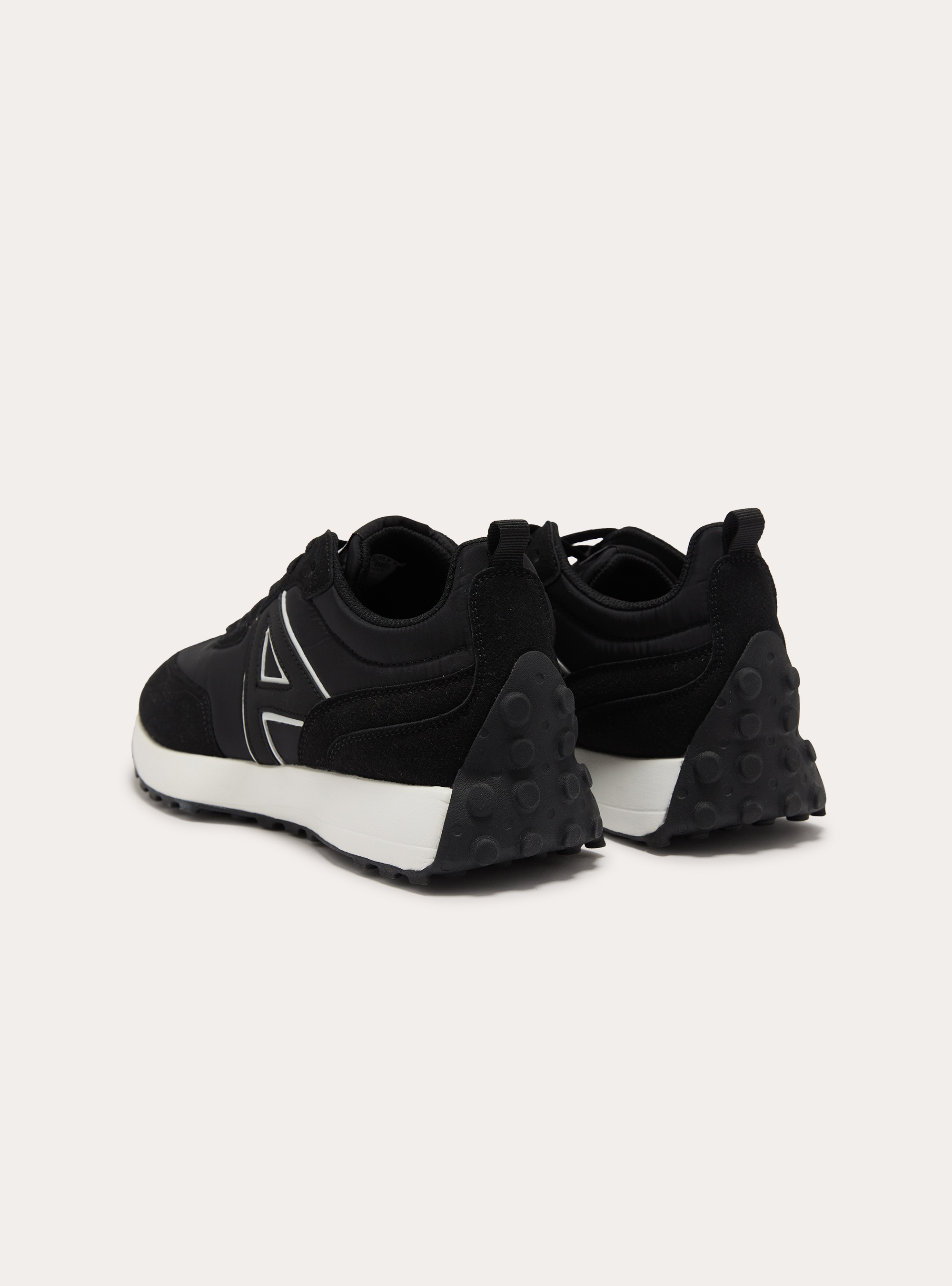 Zapatillas con logotipo en contraste, BK1 BLACK