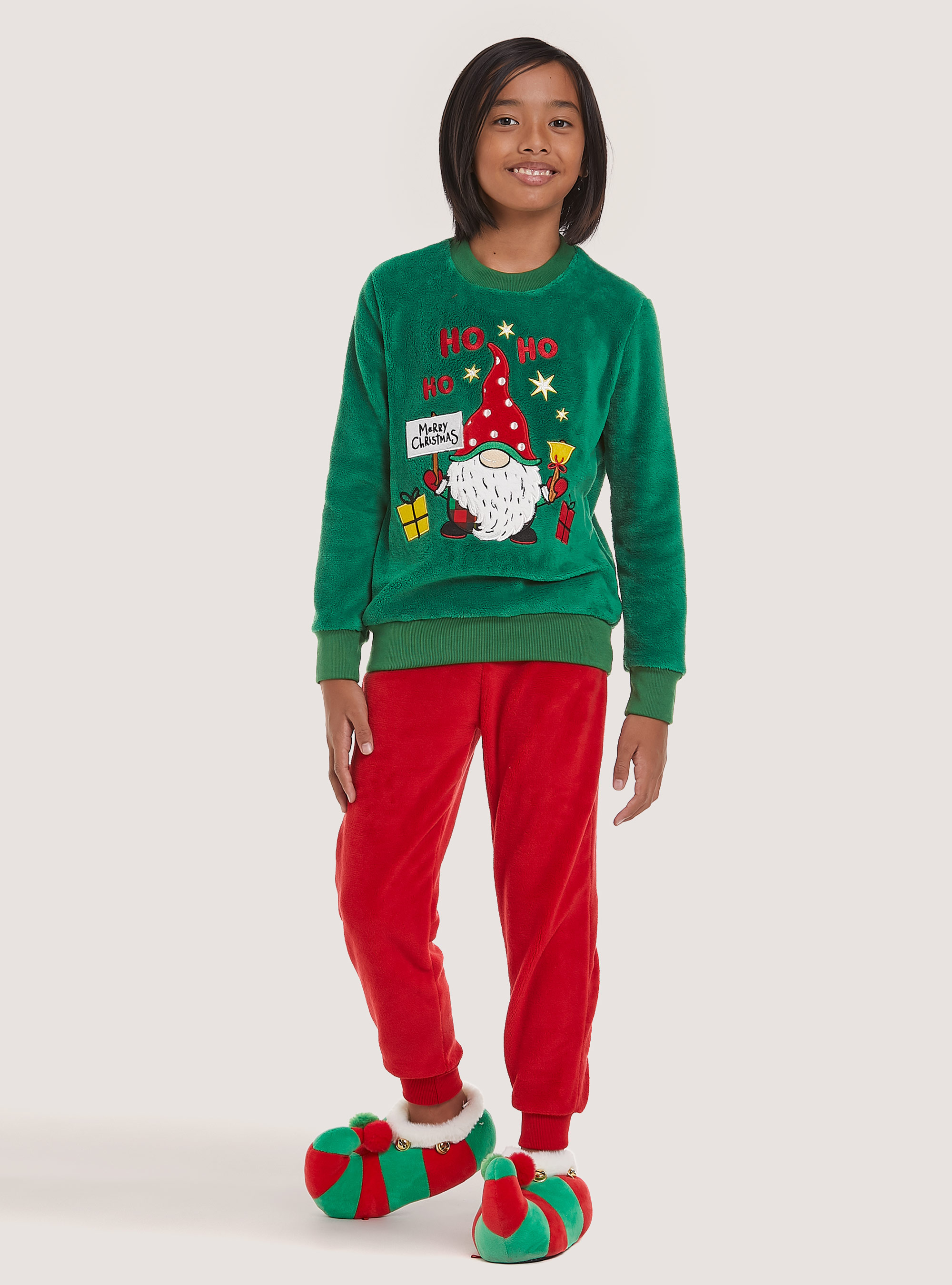 Pigiama Christmas Family Collection soft touch, GN2 GREEN MEDIUM