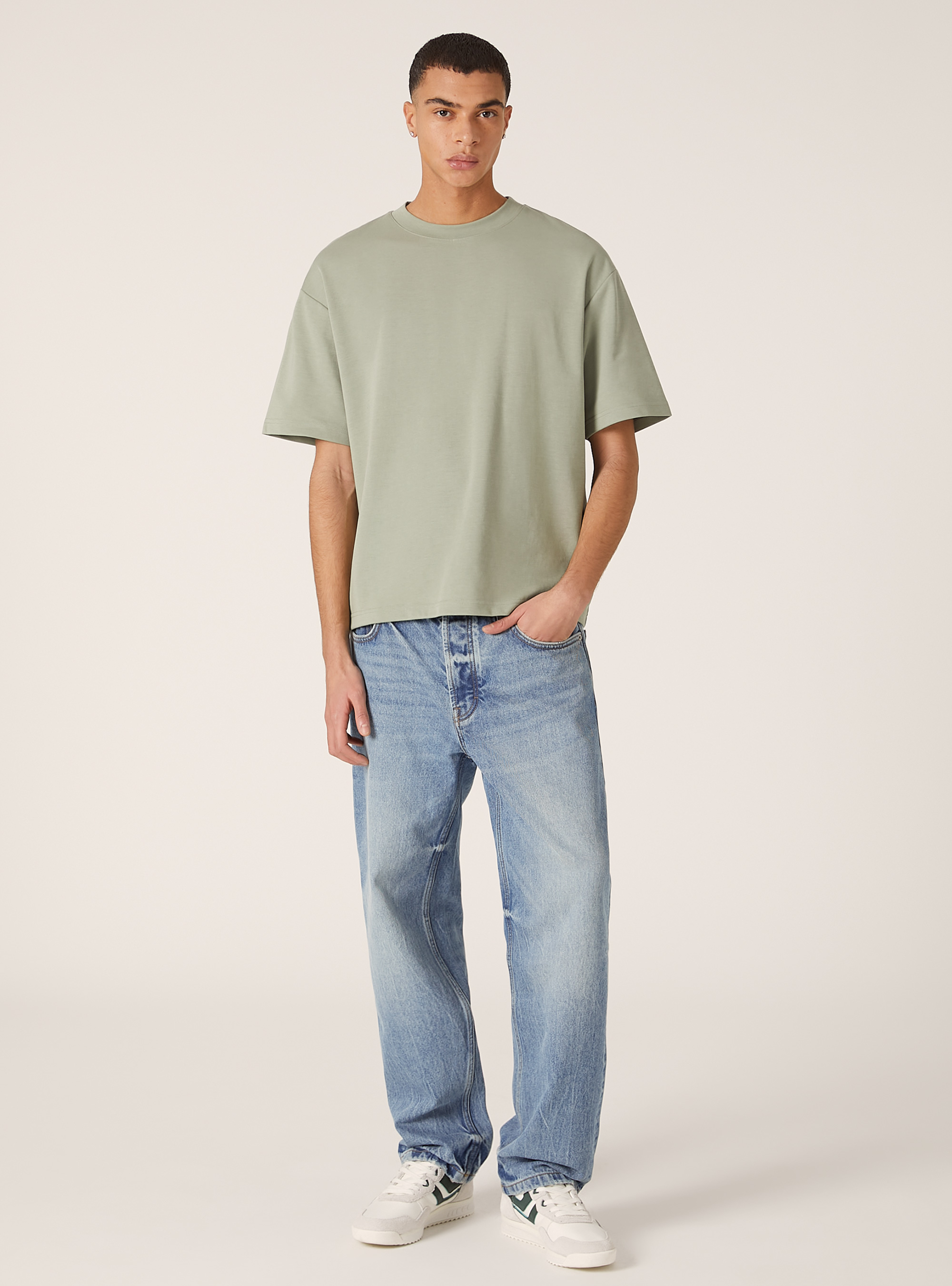 Straight Fit Jeans, D003 MEDIUM BLUE