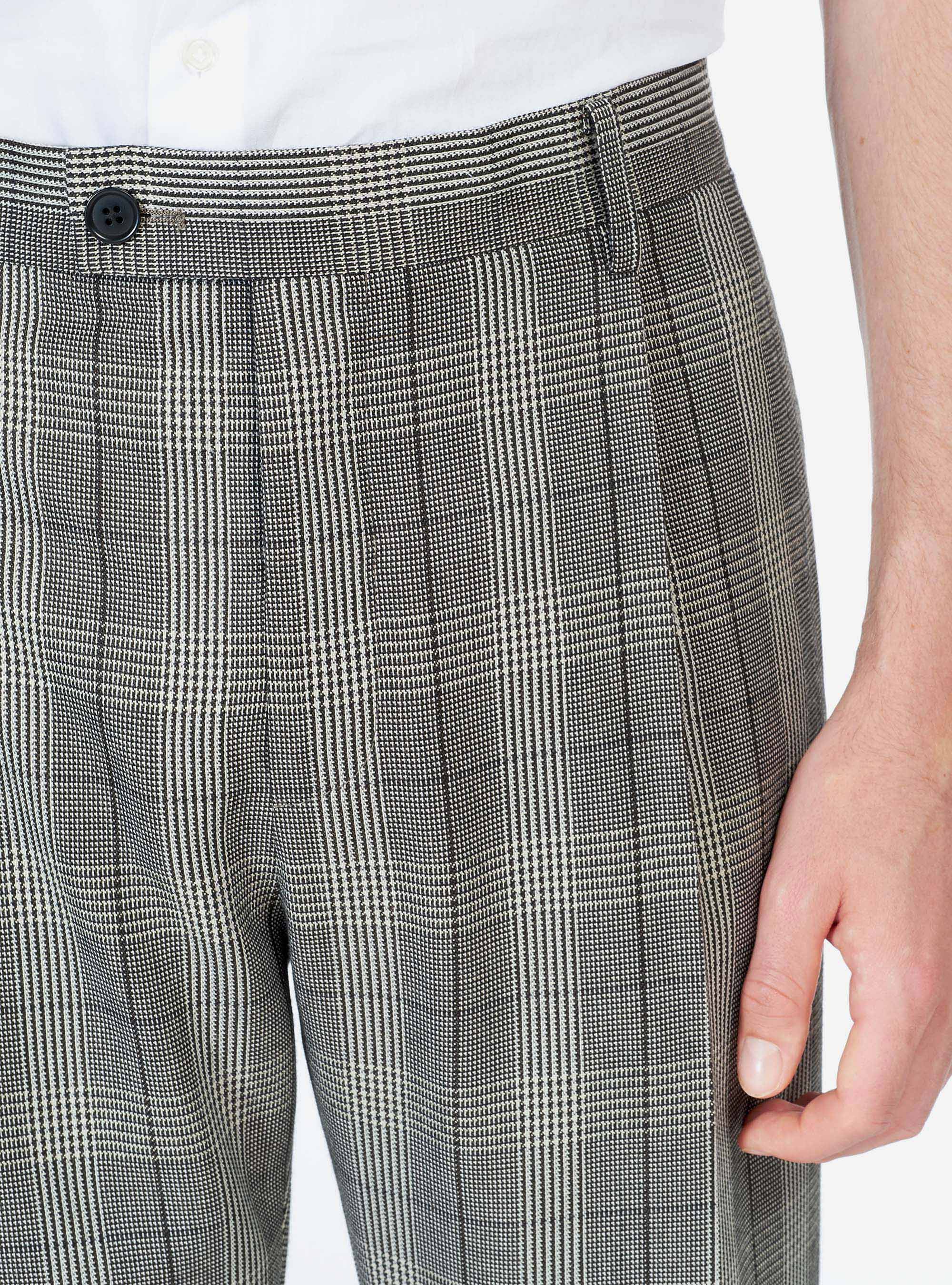 Pantalone principe di galles, MARRONE SCURO