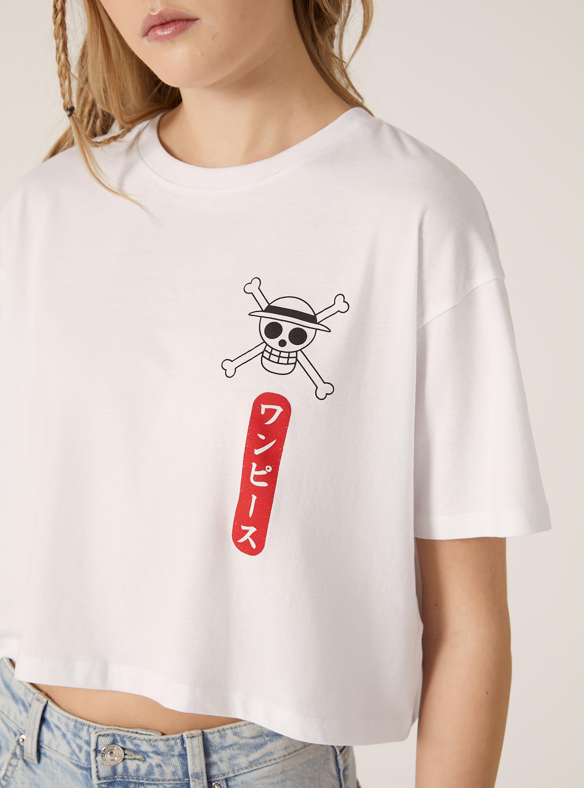 Maglietta One Piece / Alcott cropped, WH3 WHITE