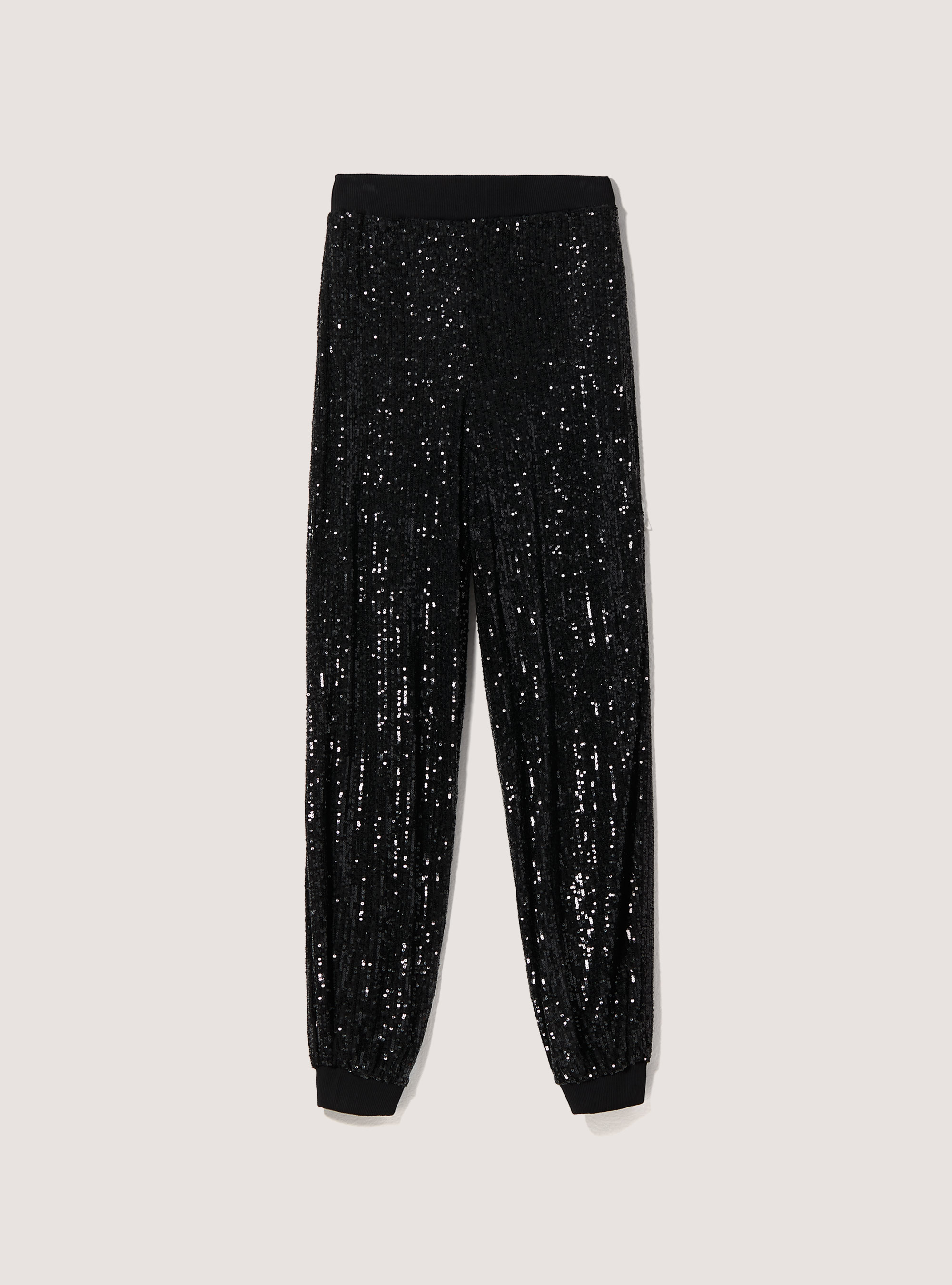 Jogger in pailetttes, BK1 BLACK