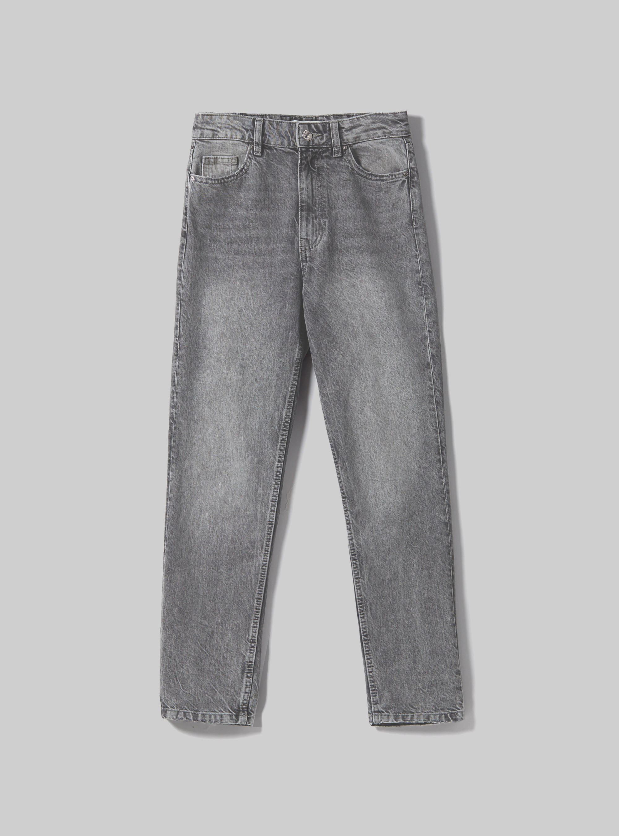 Mom Fit Jeans, D00G GREY