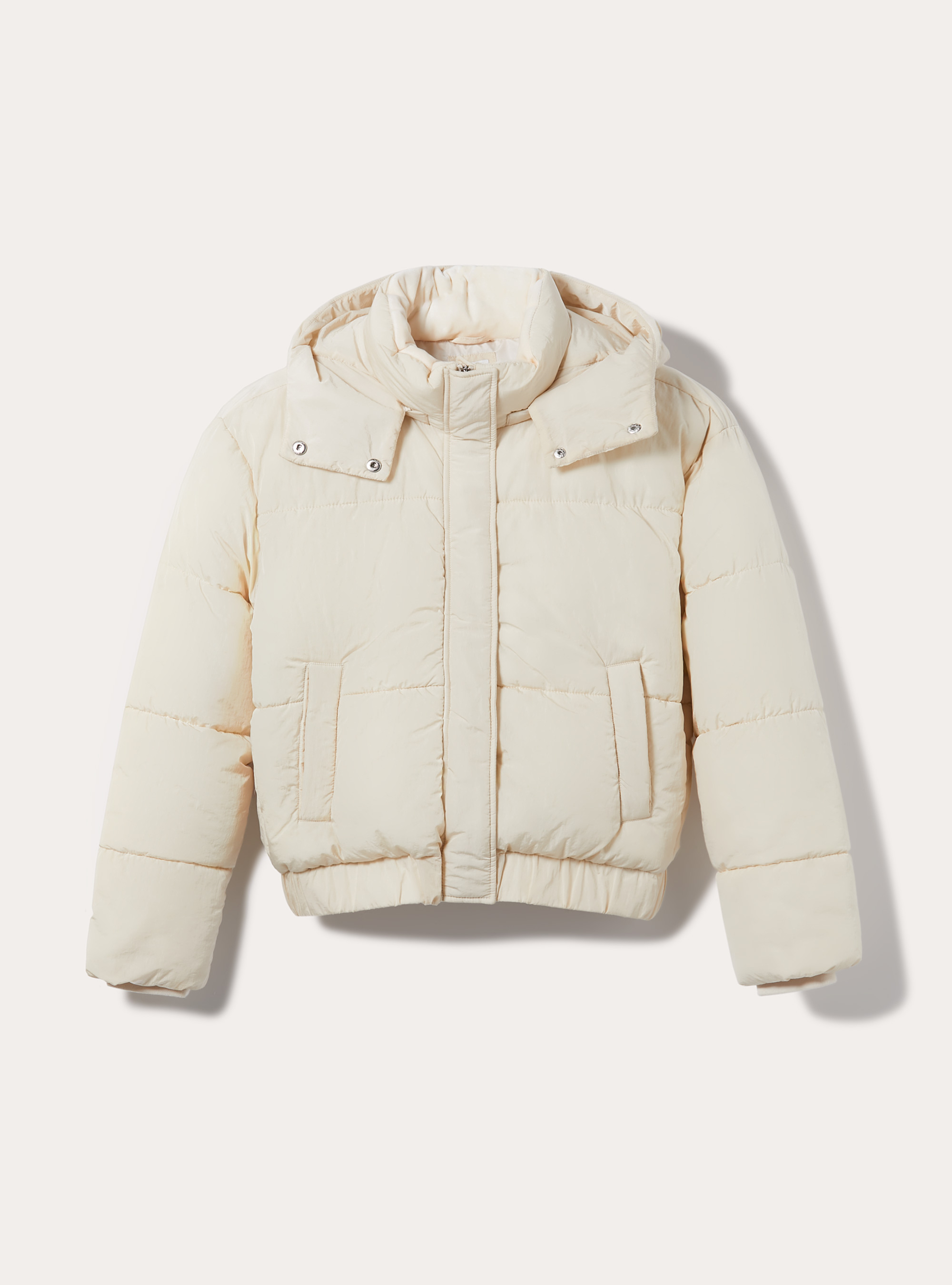 Veste bouffante avec capuche amovible, WH2 WHITE