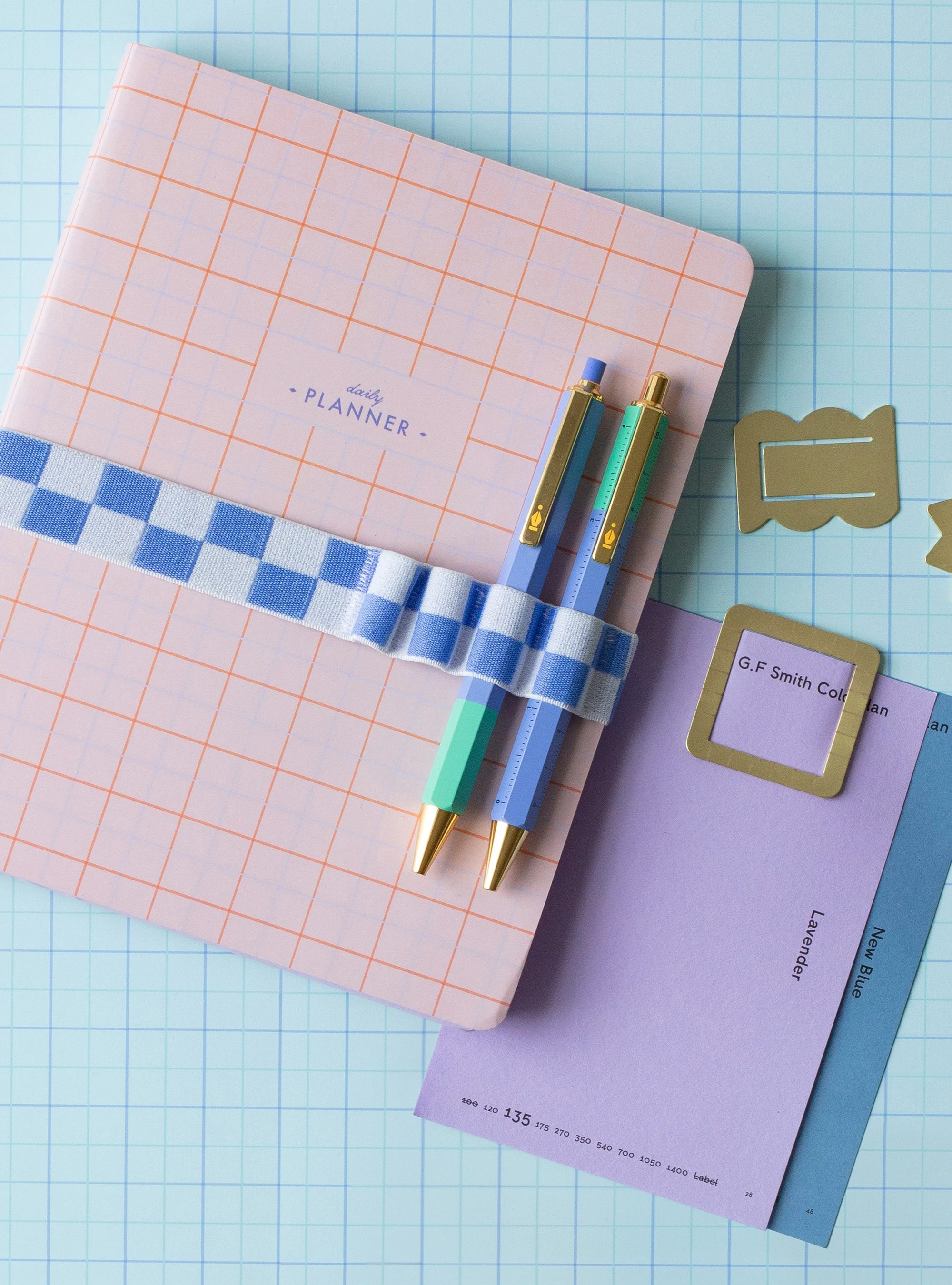 Blue Pen Holder Book Band, UNIQUE