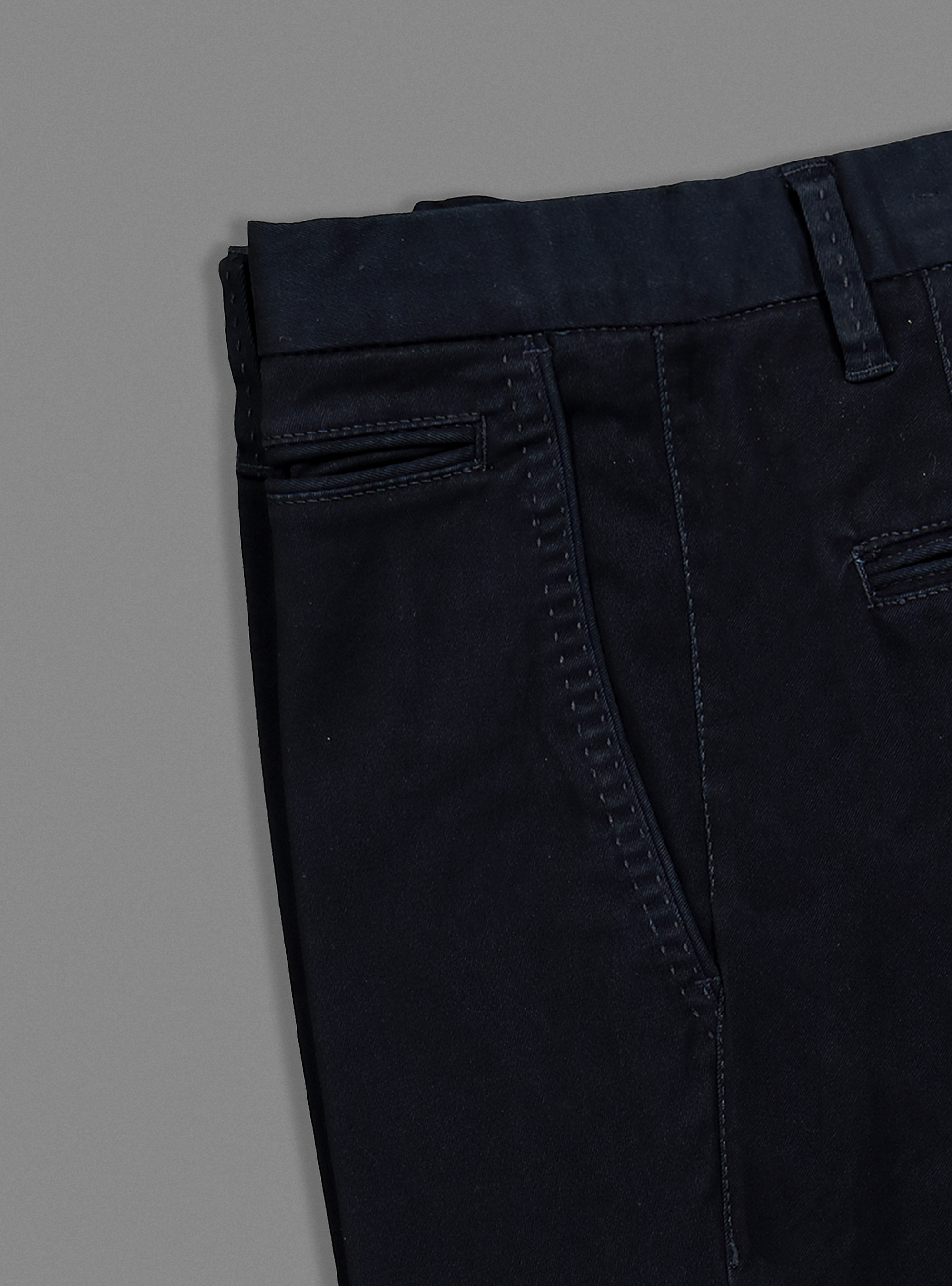 Pantaloni chino tasca america, BLU MARINO