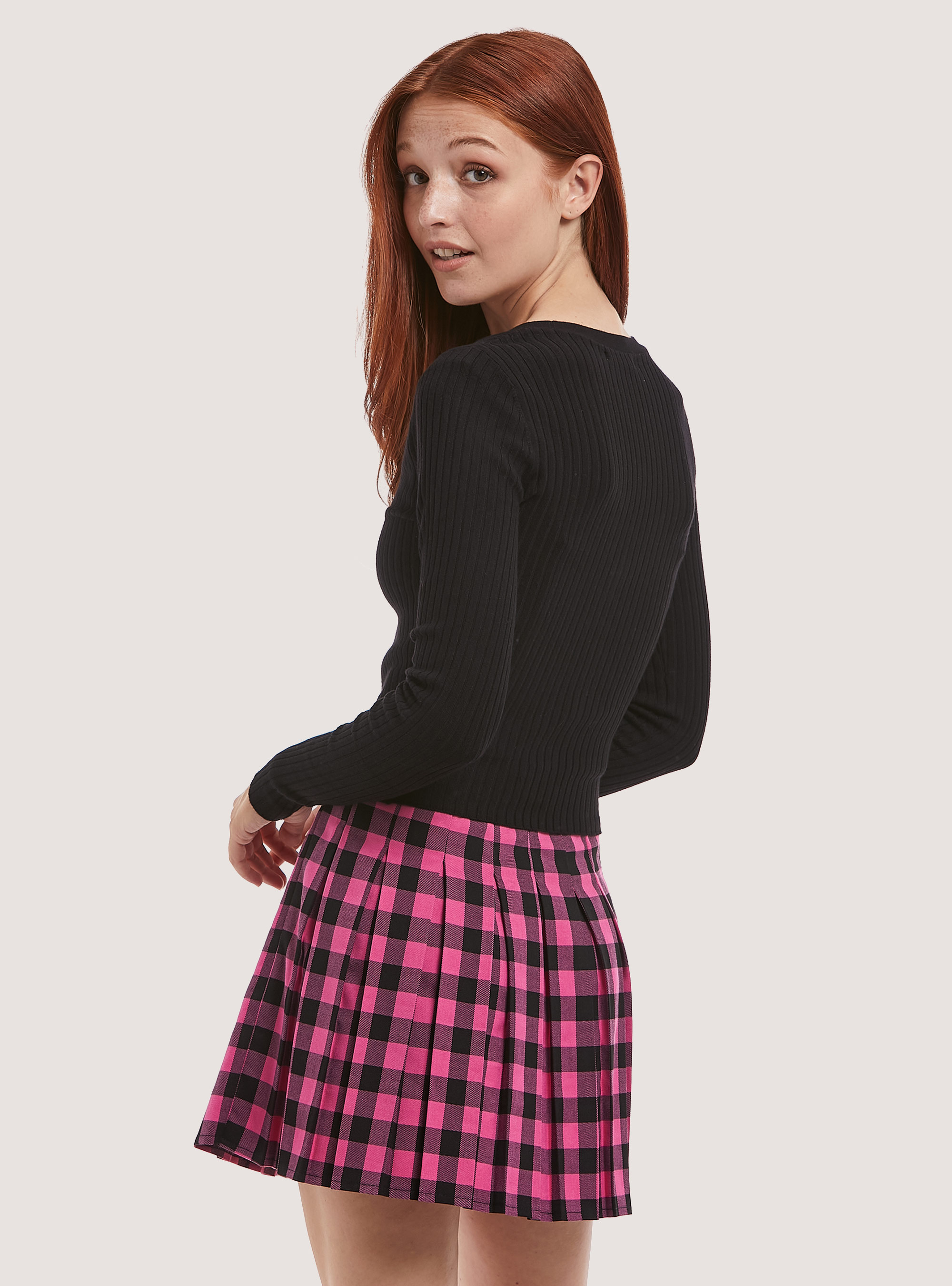 Cardigan cropped pullover cotel&eacute;, BK1 BLACK