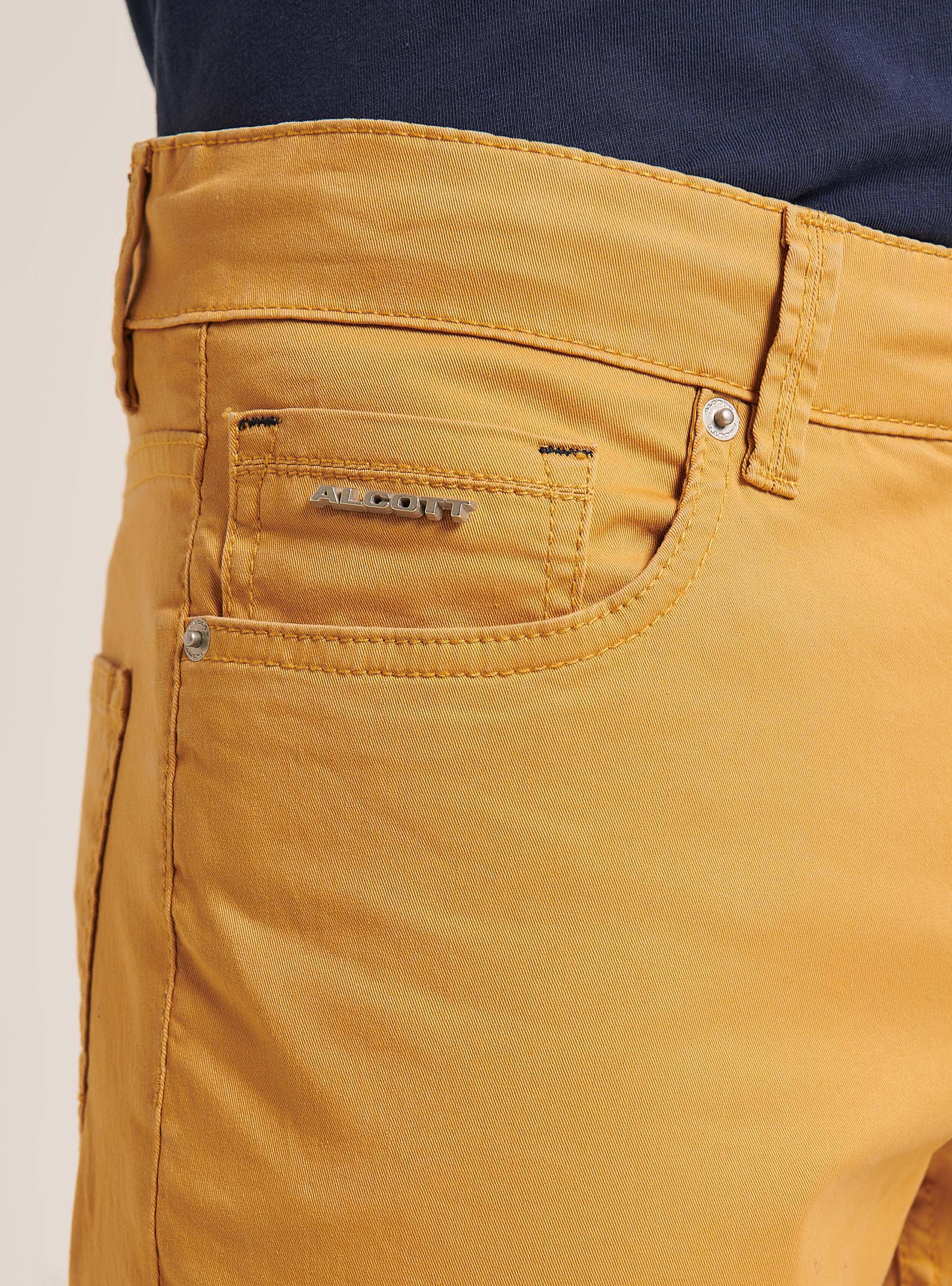 Super skinny trousers, C7719 SENAPE