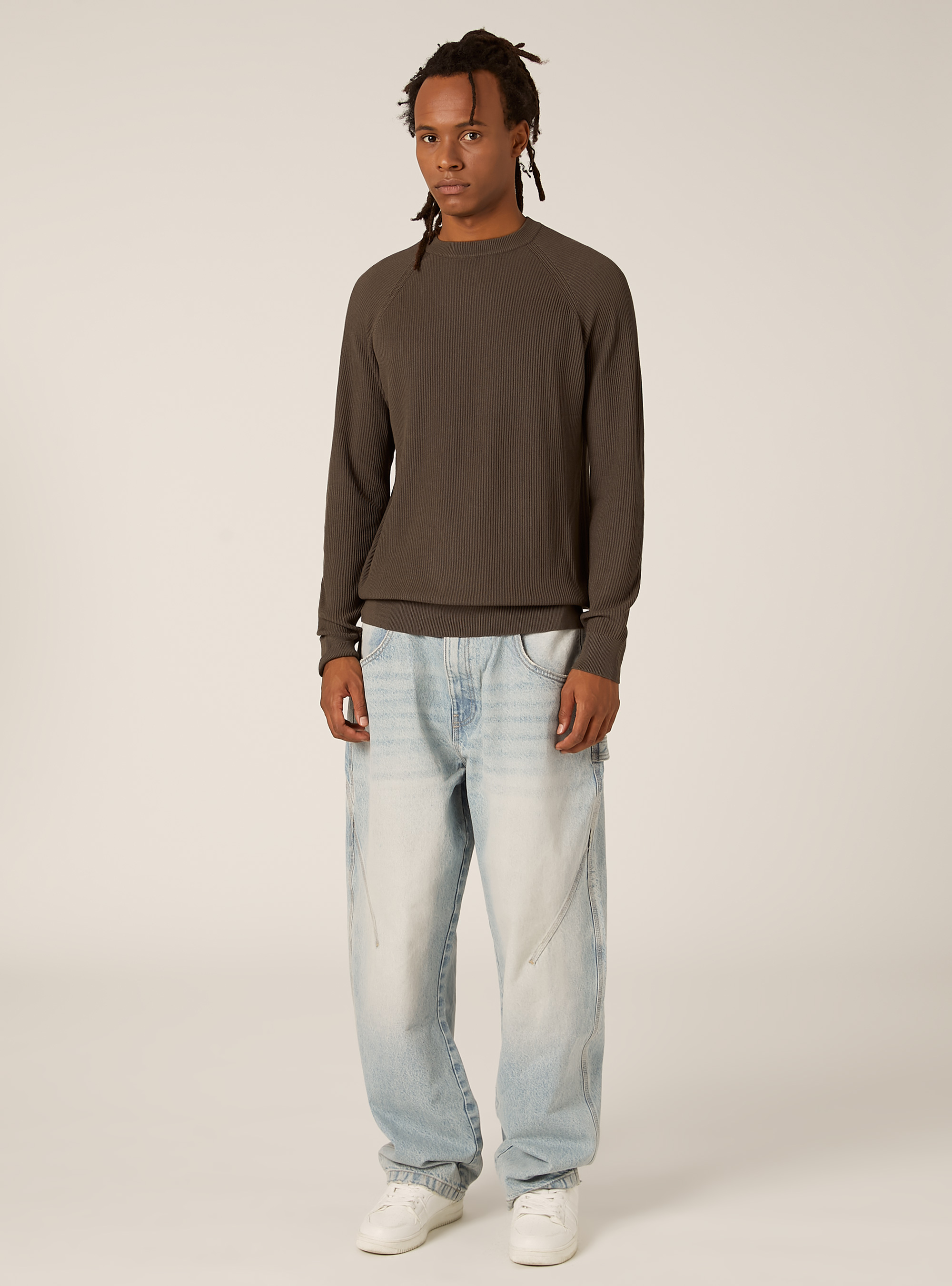 Jersey ligero de canalé, TB2 TOBACCO MEDIUM