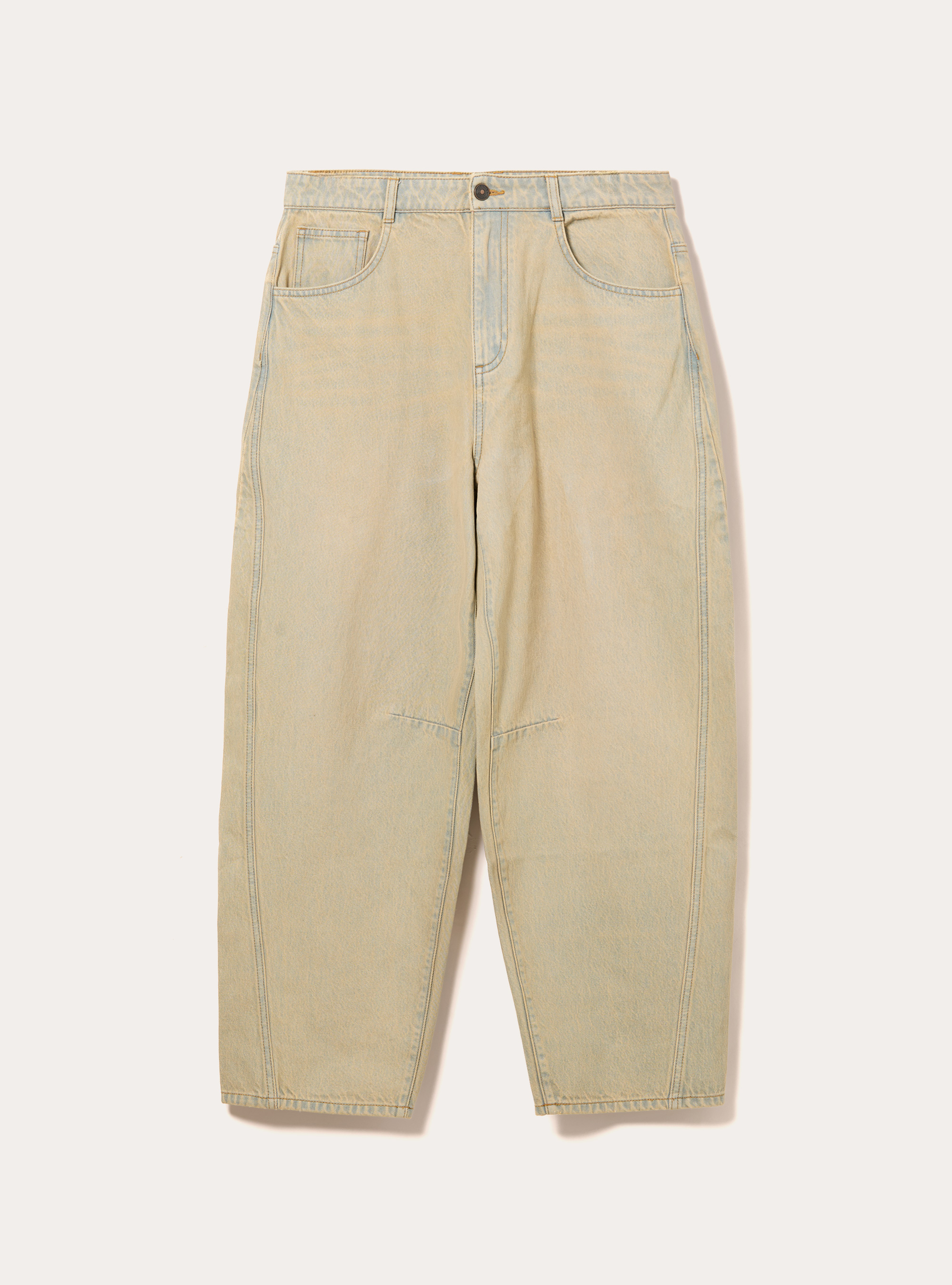 Jeans coupe ballon, D202 AZZURRE LIGHT OVERDYE