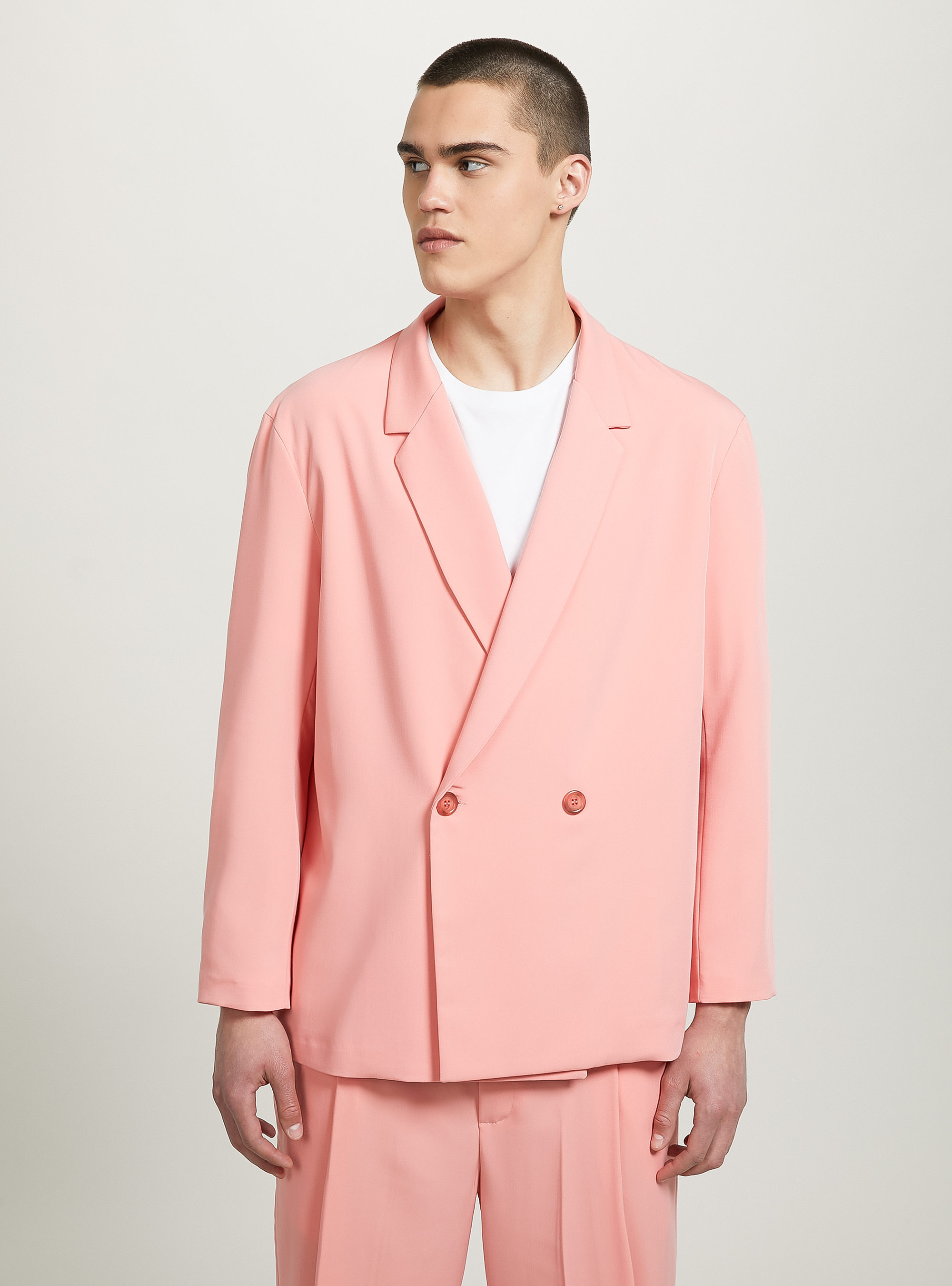 Giacca doppio petto regular fit, OR3 ORANGE LIGHT