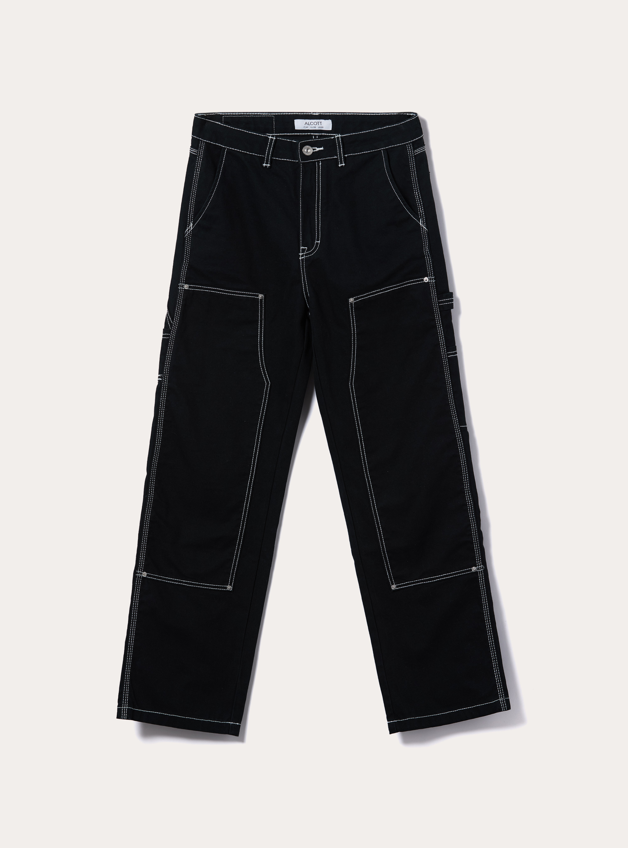 Carpenter canvas trousers, BK1 BLACK