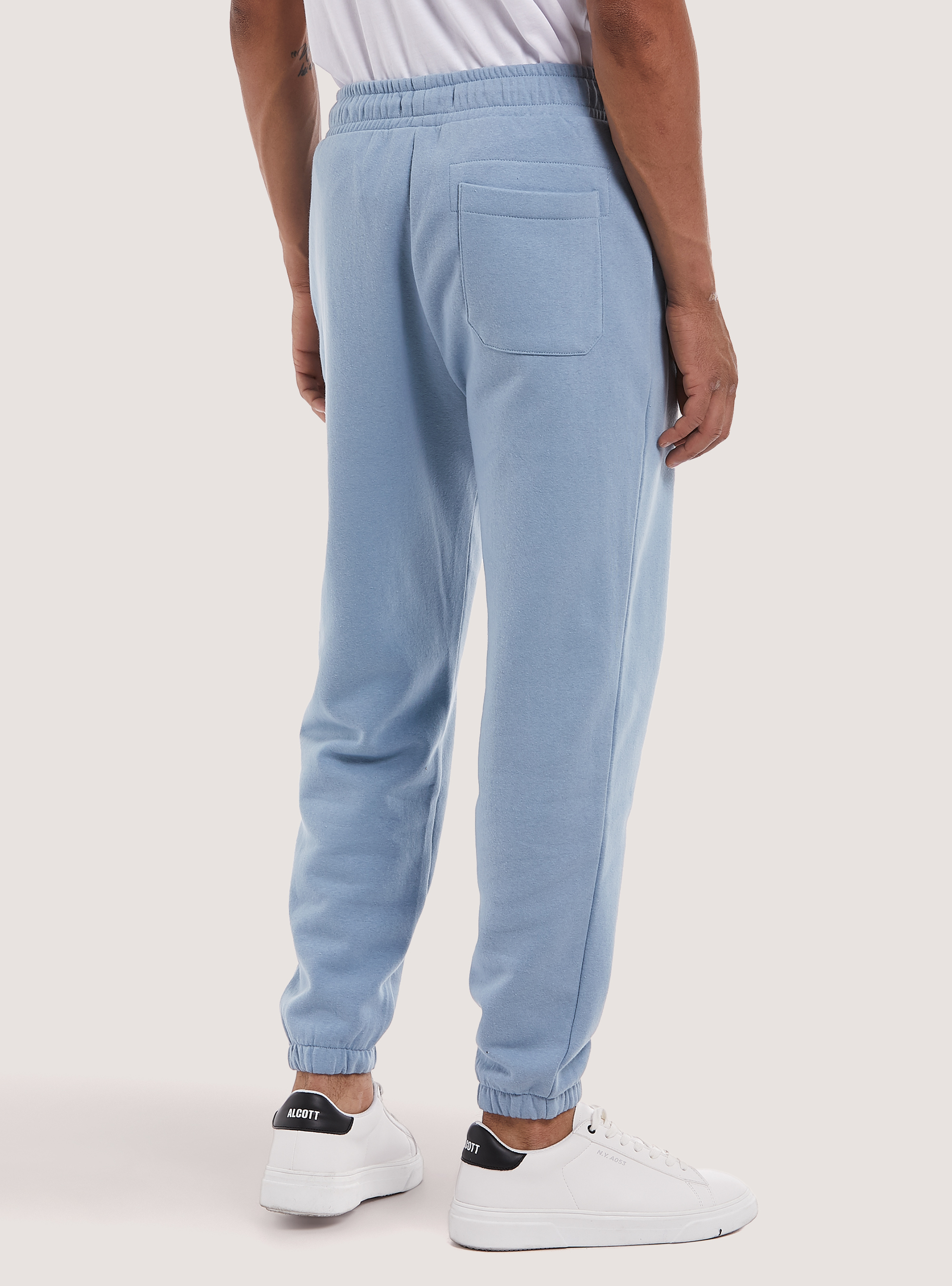 Plush jogger trousers, AZ2 AZZURRE MEDIUM