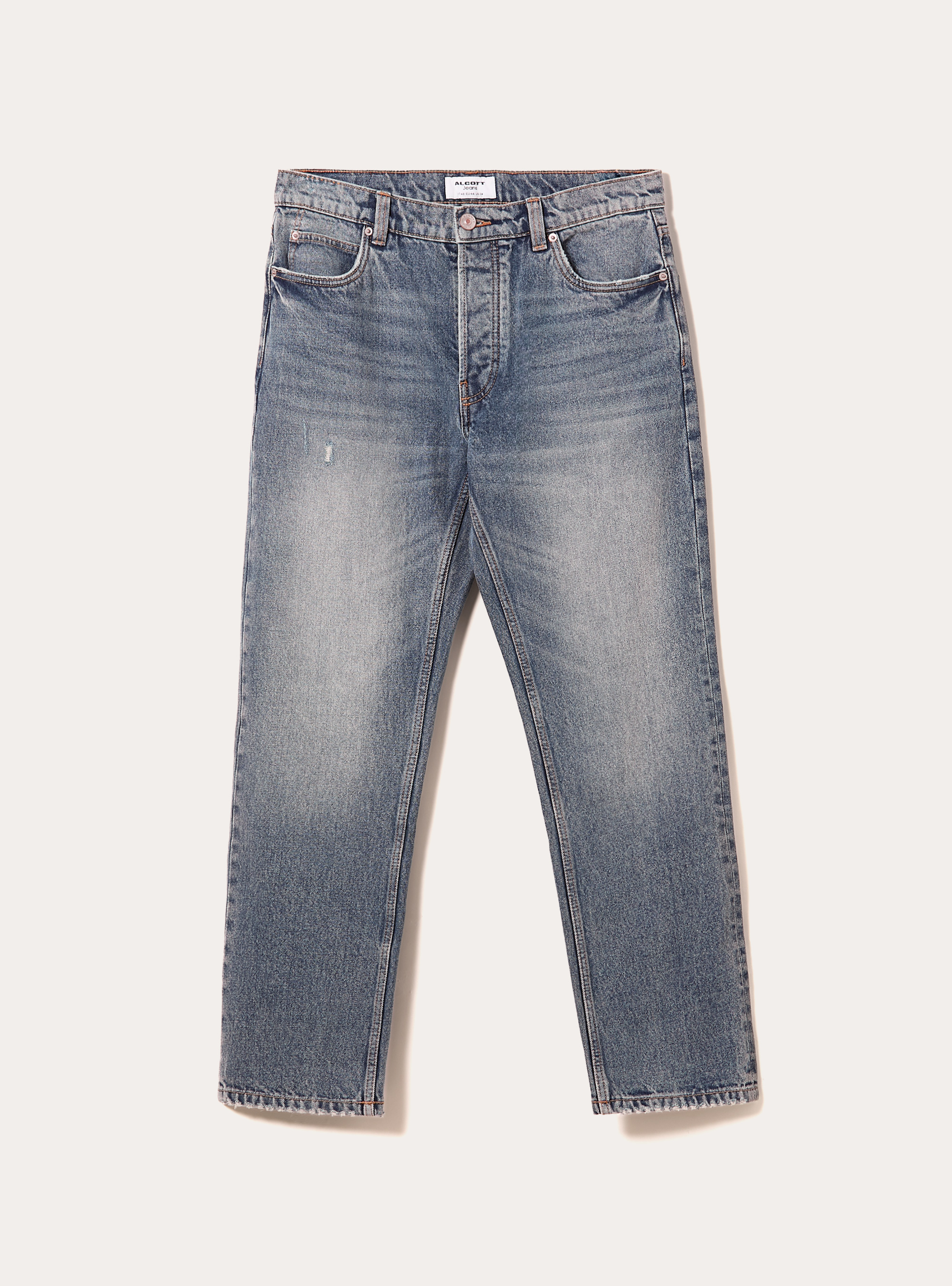 Jeans coupe droite, D005 LIGHT BLUE