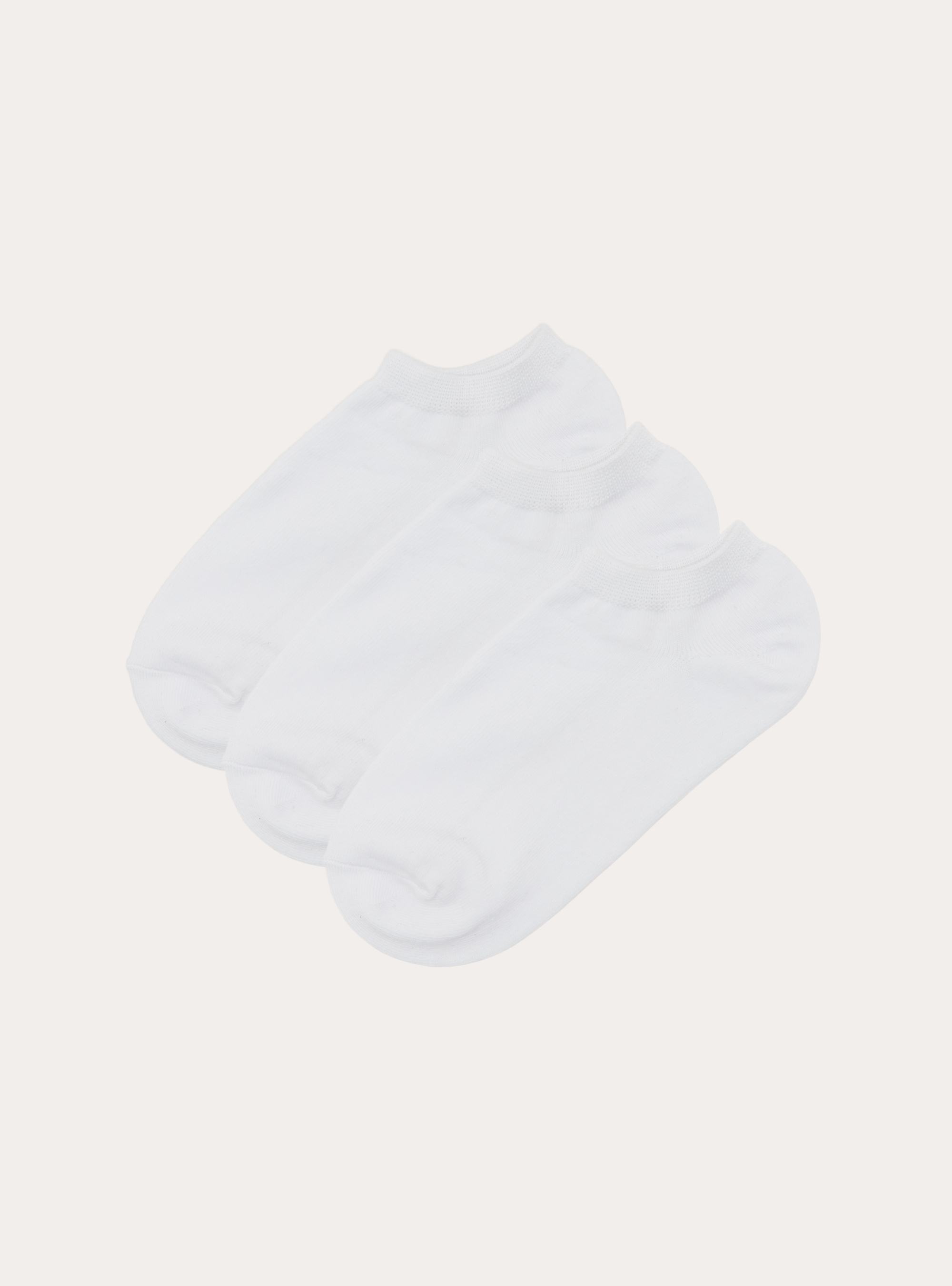 Set 3  paia calzini in cotone, WH2 WHITE