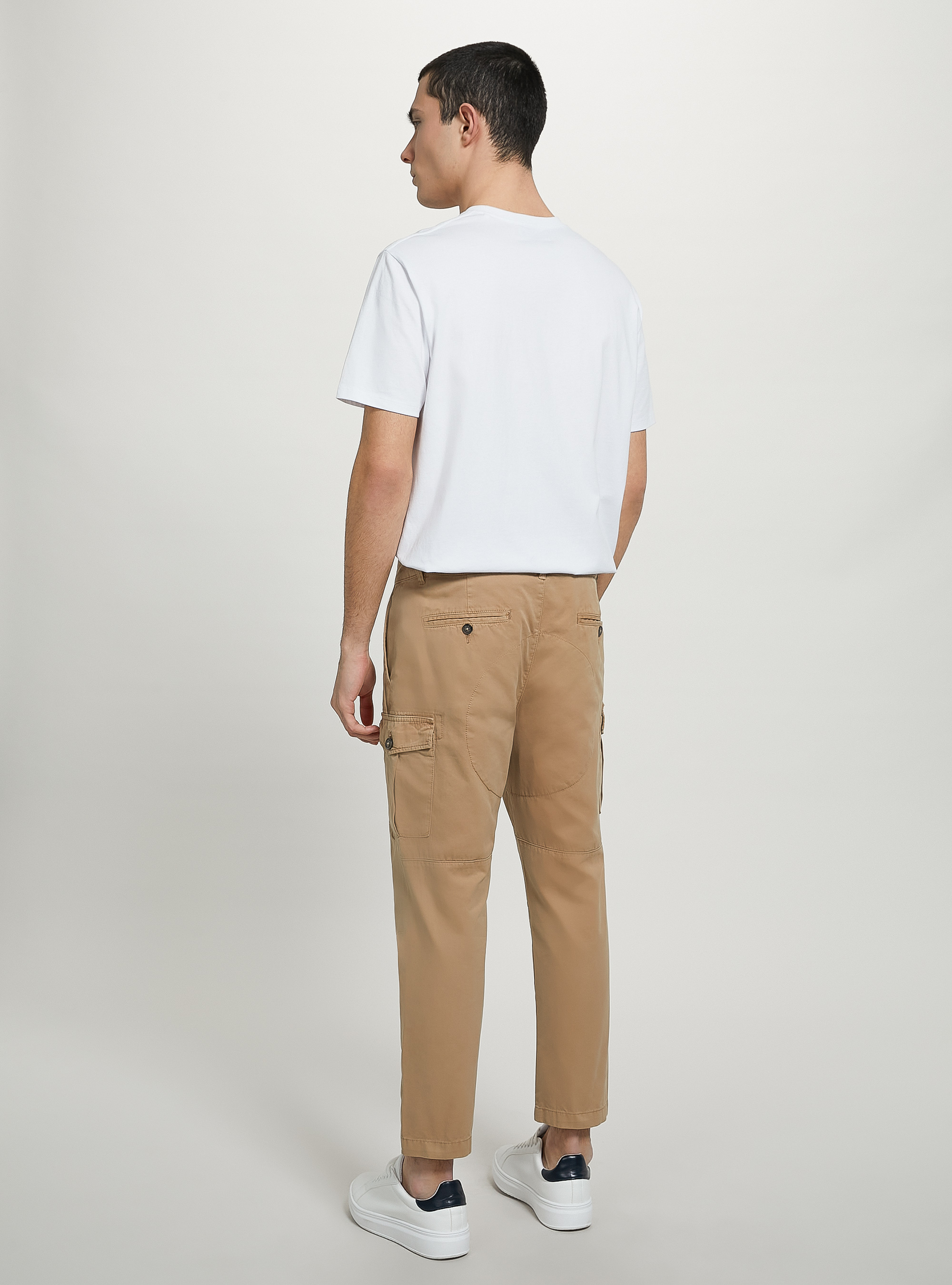 Twill cargo trousers, TB2 TOBACCO MEDIUM