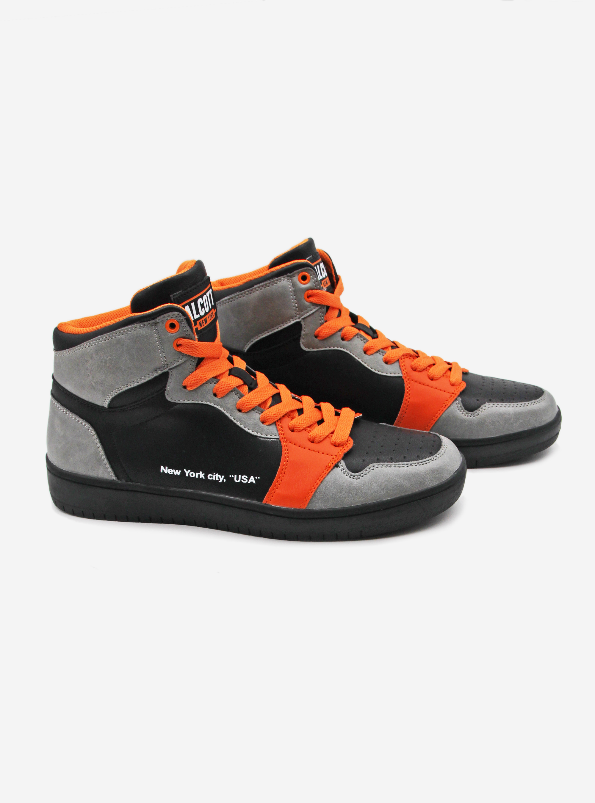 Baskets bicolores, C101 BLACK