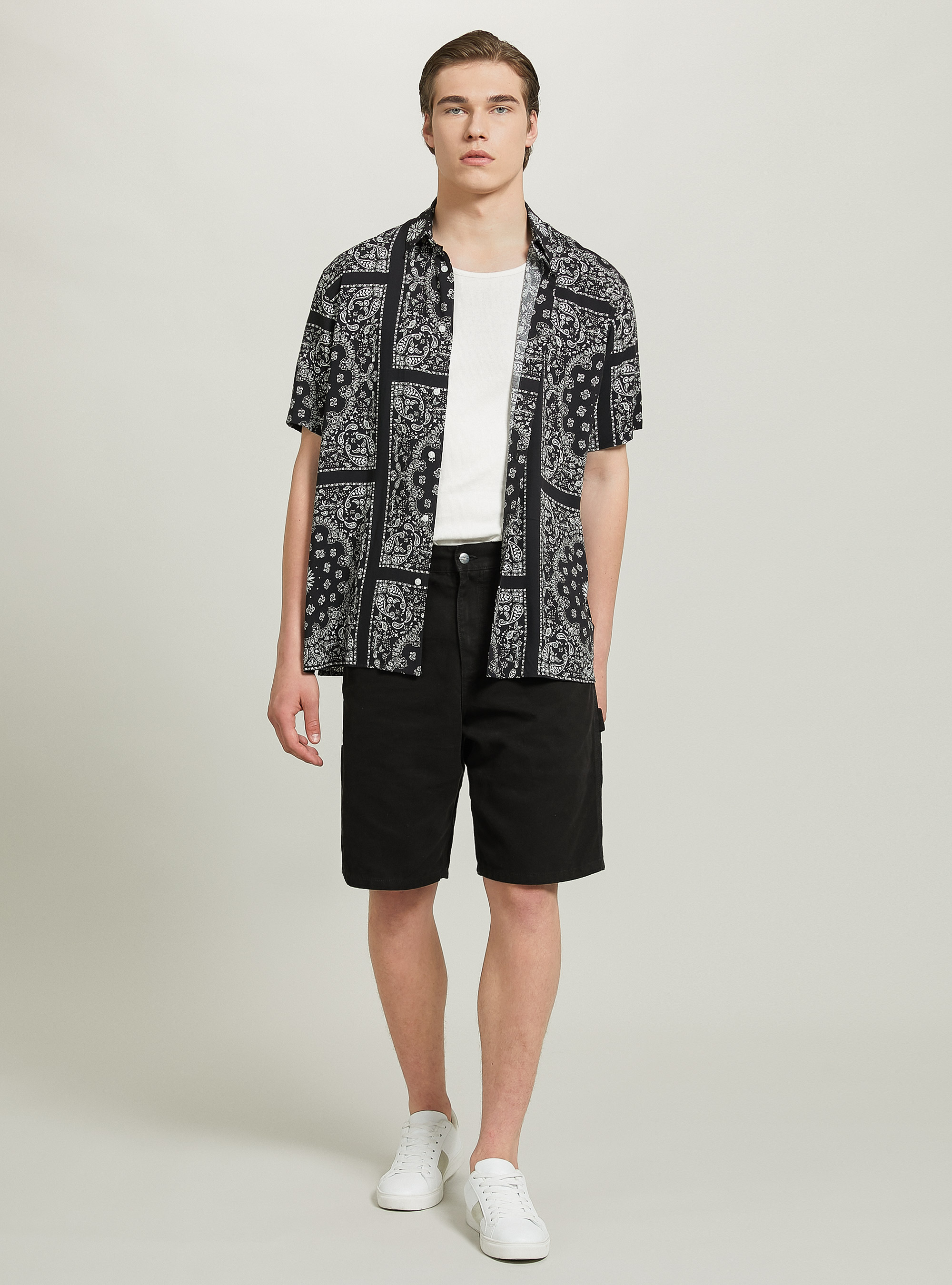 Bermuda Canvas Carpenter, BK1 BLACK