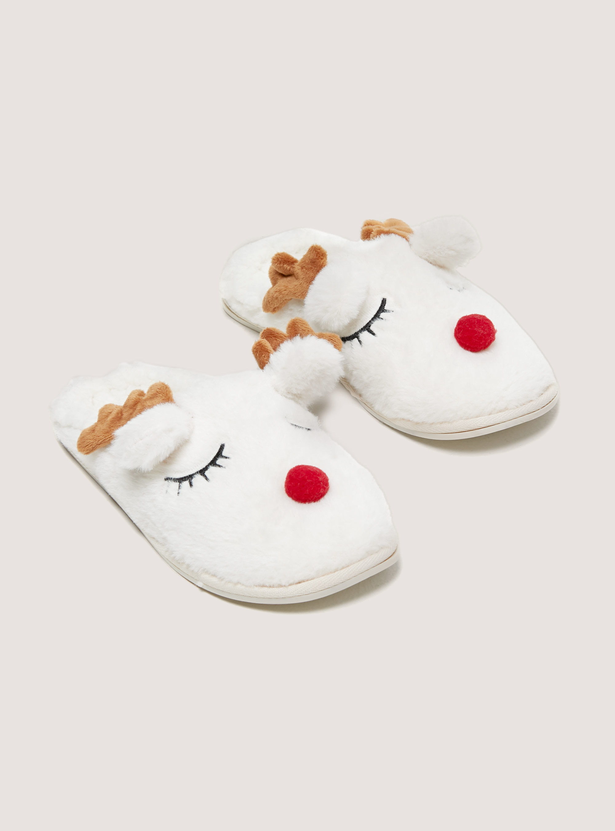 Pantofole Christmas Collection, BG1 BEIGE DARK