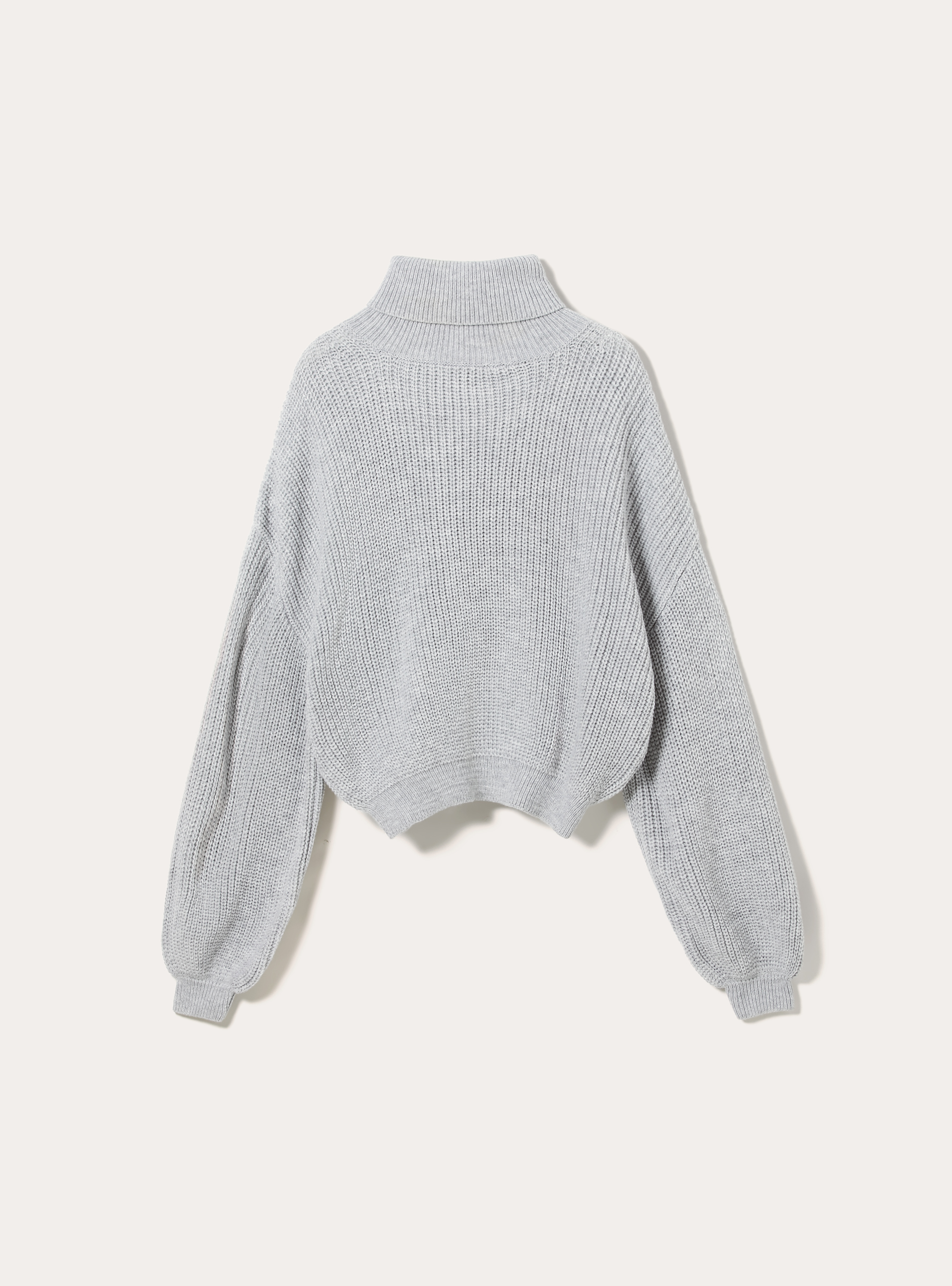 Maglia a collo alto, MGY2 GREY MEL MEDIUM