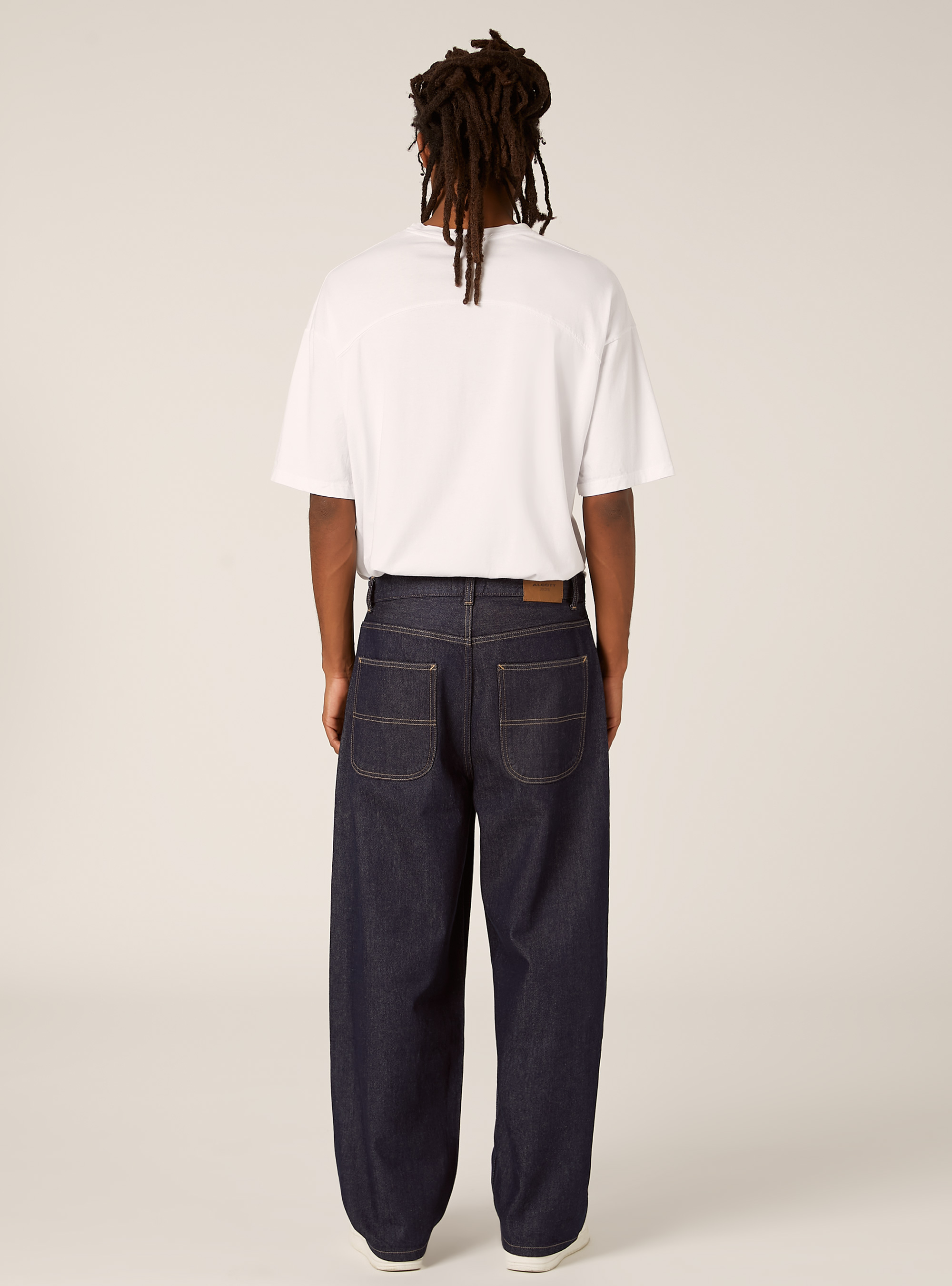 Jeans skater coupe ample, D001 DEEP BLUE