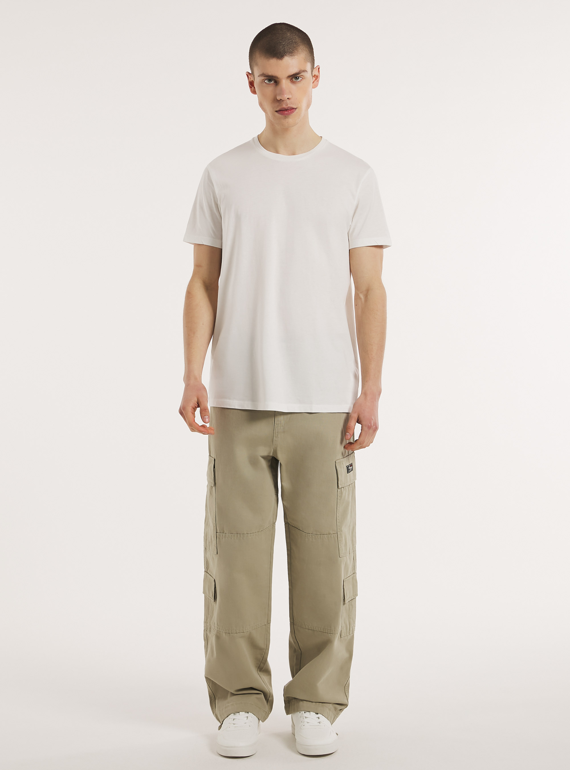 Pantalon cargo anti-déchirure, BG1 BEIGE DARK