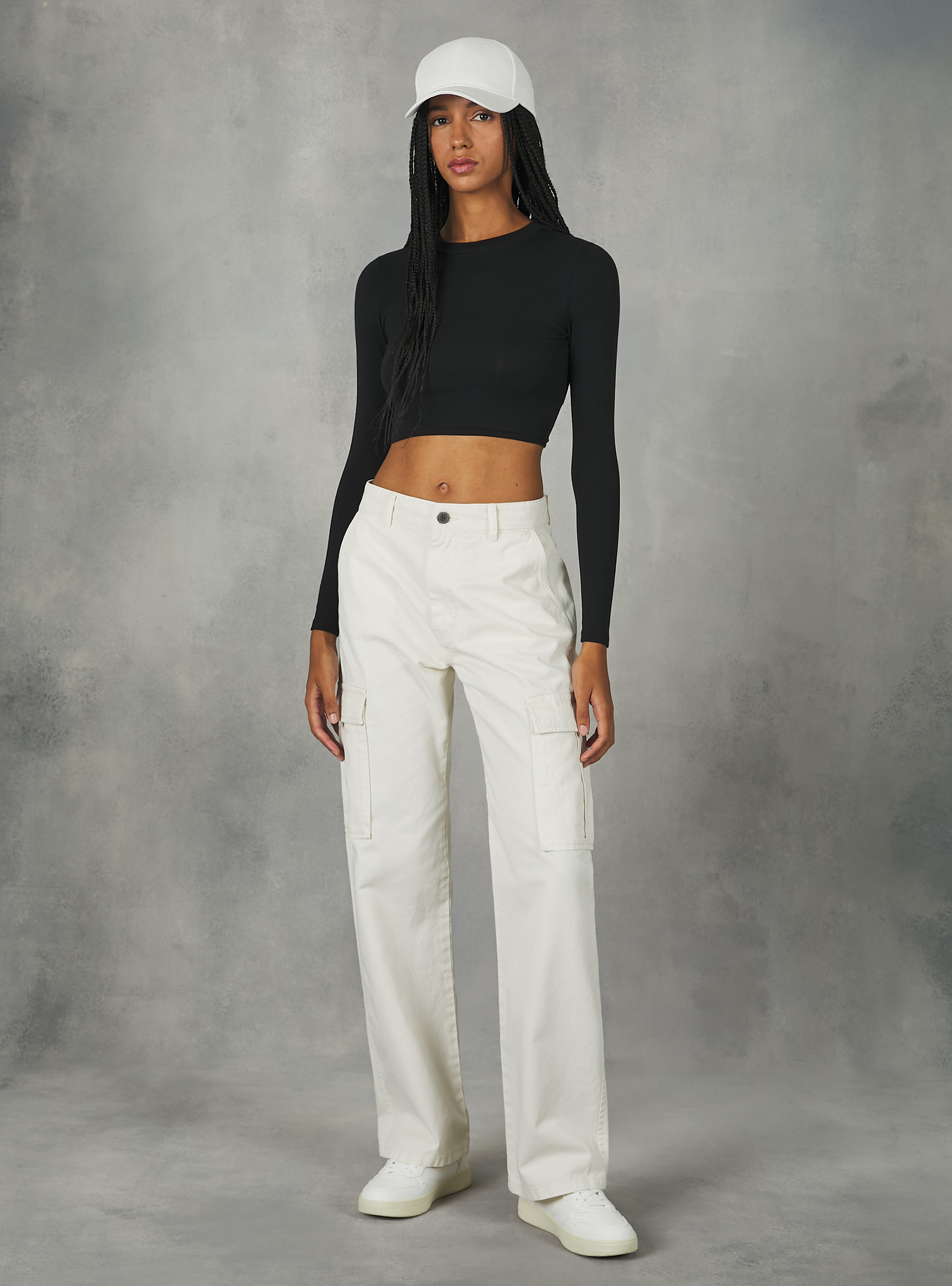 Chemise courte &agrave; manches longues, BK1 BLACK