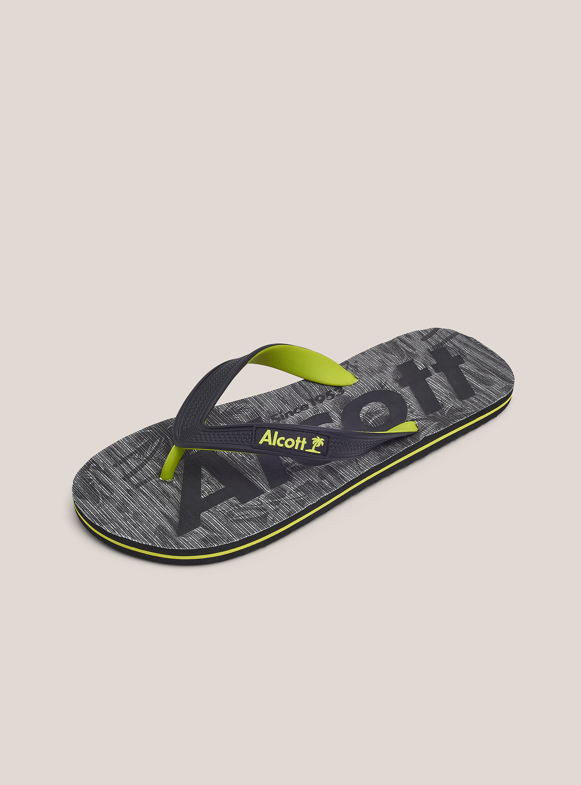 Infradito con logo, C5573 TOBACCO