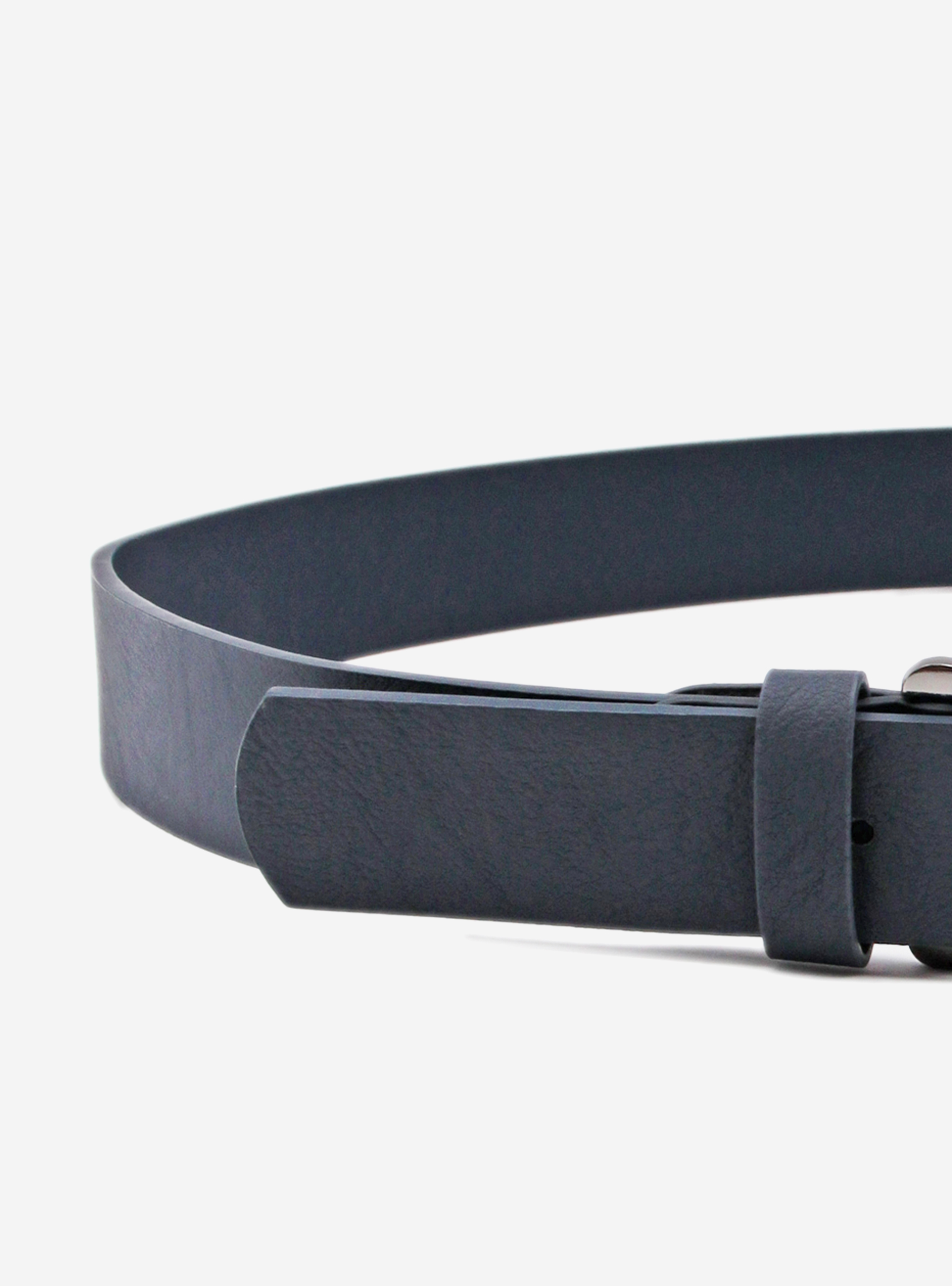 Ceinture tress&eacute;e, C218 BLUE NAVY