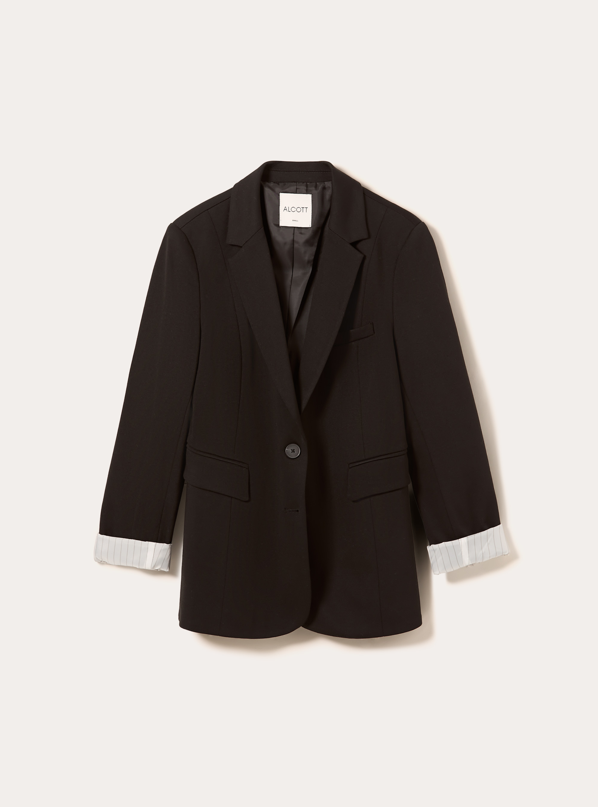 Jersey blazer, BK1 BLACK