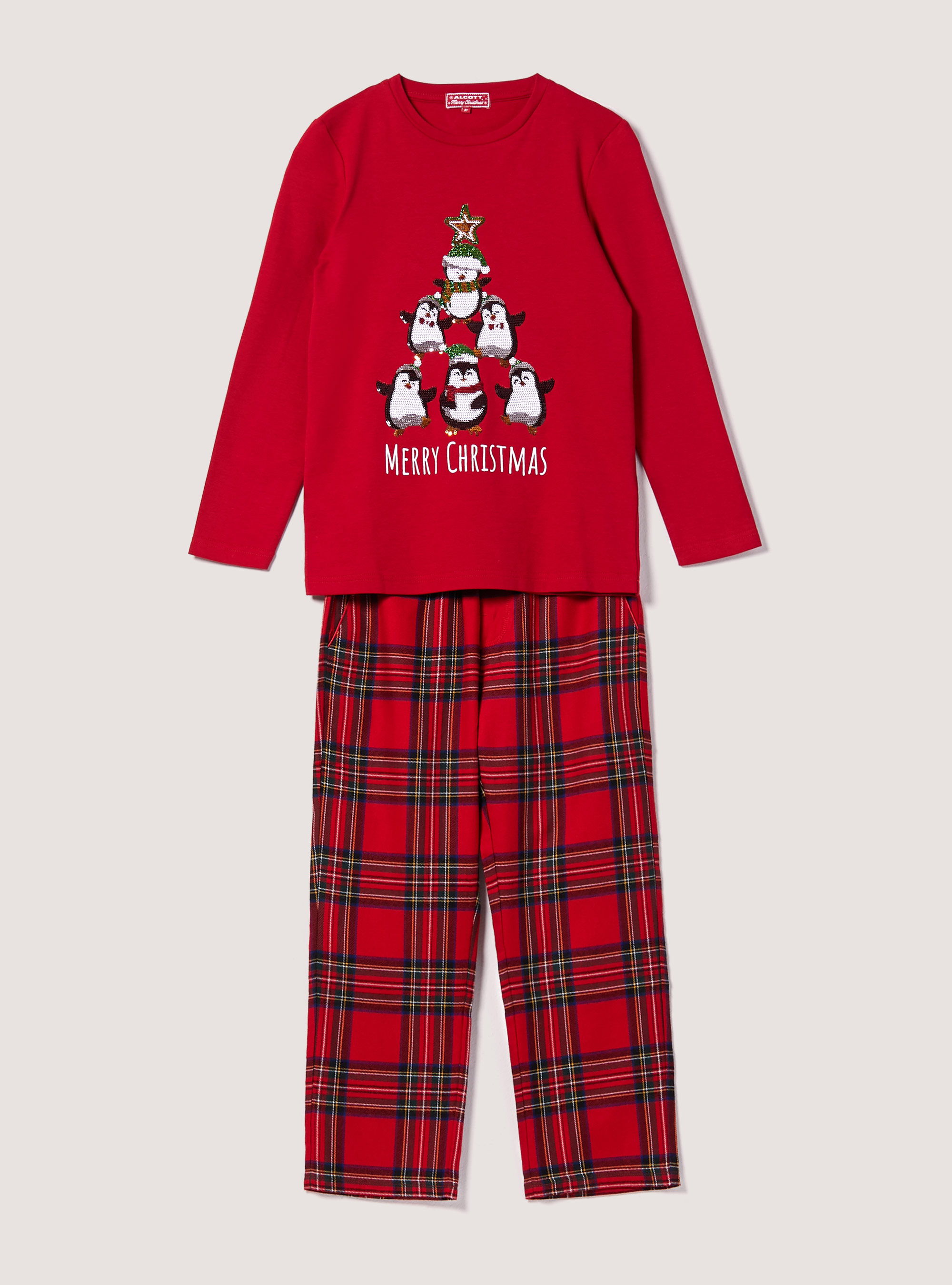 Colección familiar de pijamas de Navidad, RD2 RED MEDIUM
