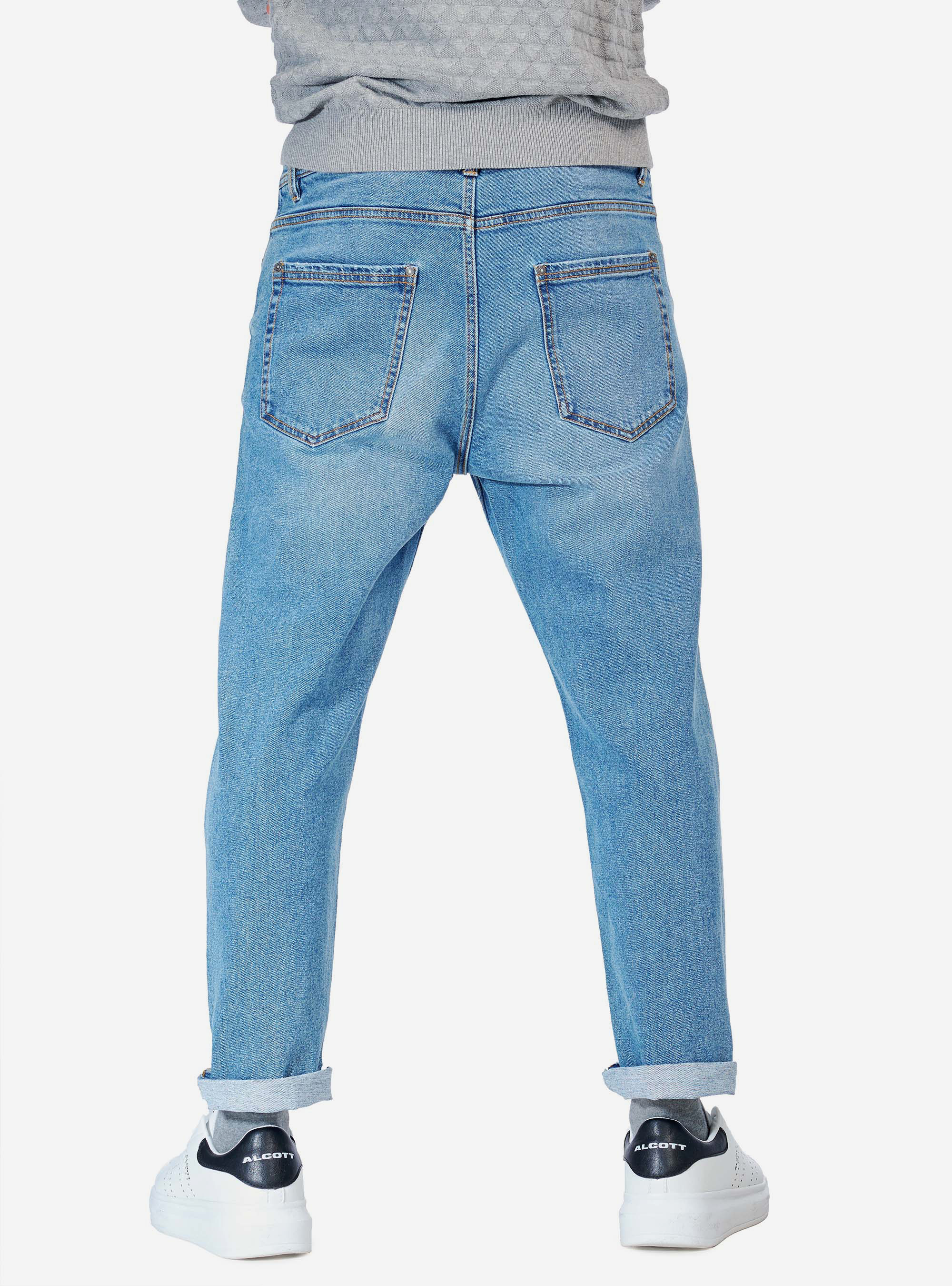 Jeans straight fit, C284 AZZURRE