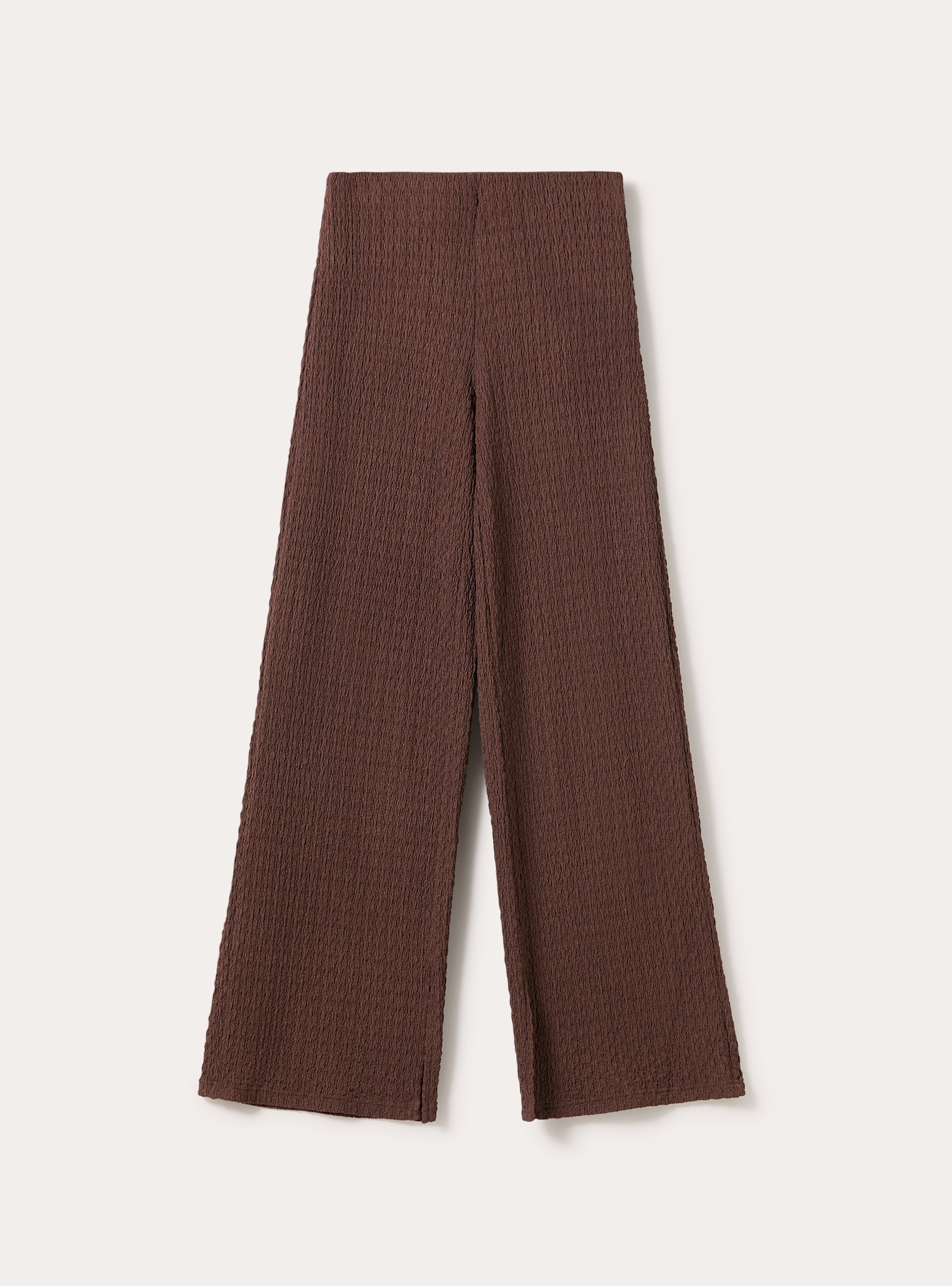 Hose aus Waffelstoff, BR1 BROWN DARK