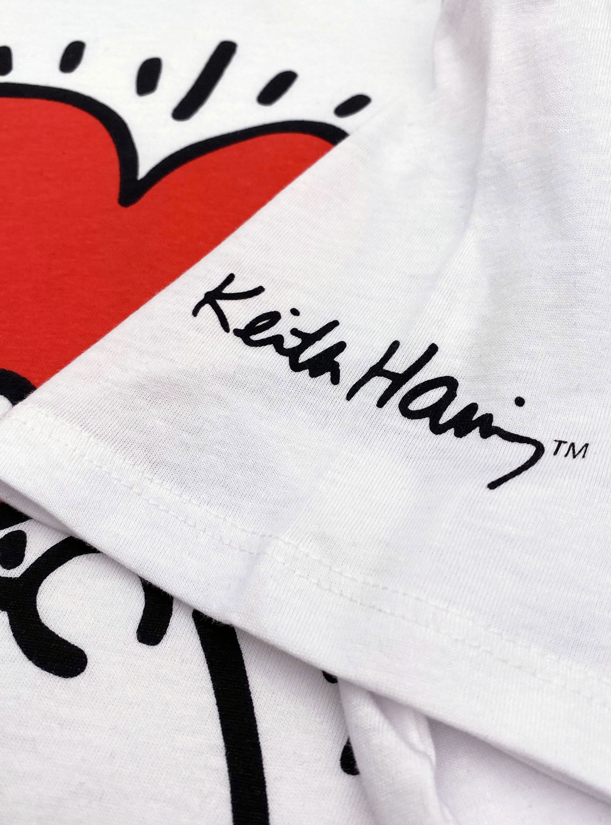 T-shirt licensed by "Keith Haring", WHITE